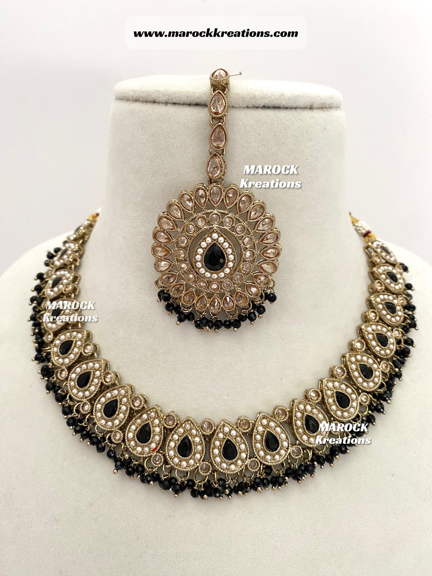 Tina Antique Polki Necklace set