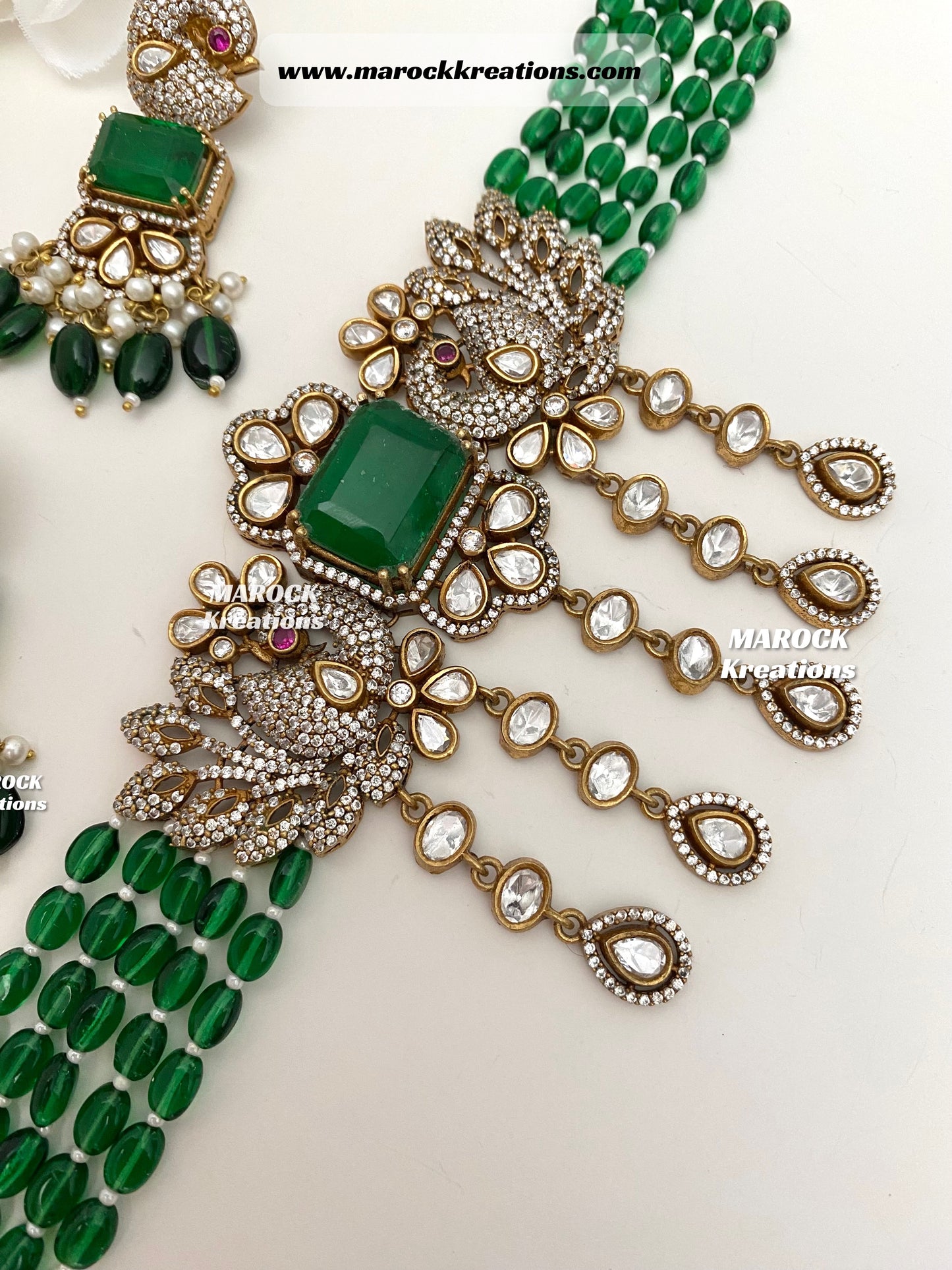 Premium Quality Tyani inspired Kundan gold plated statement choker set