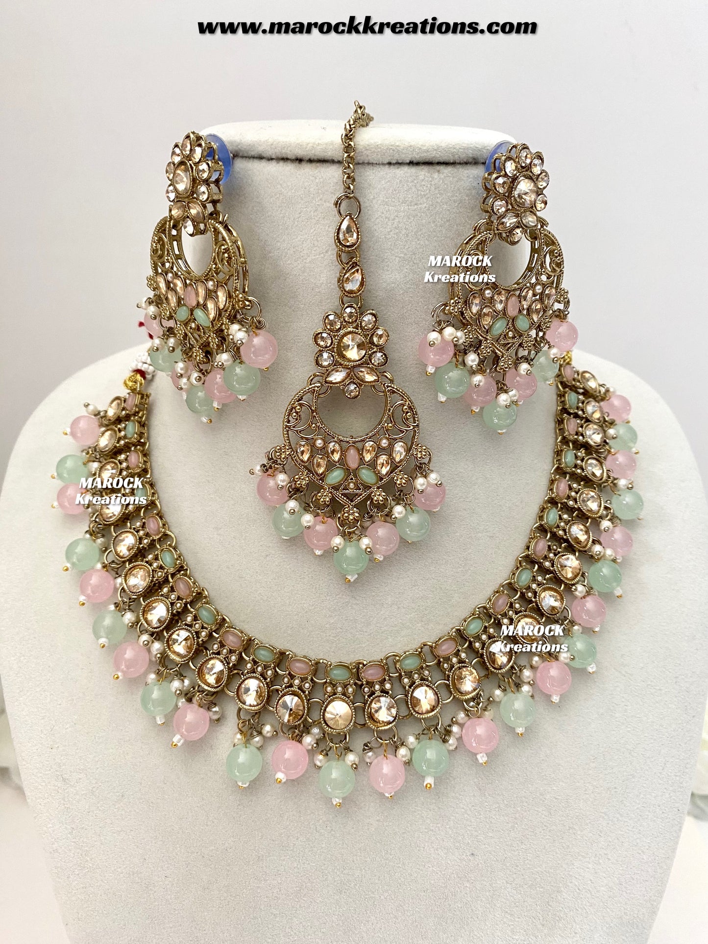 Shefa Polki Necklace set