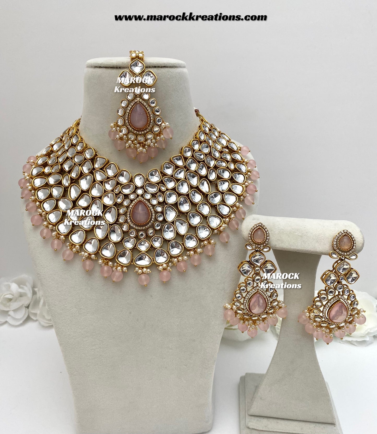 Ruhi Premium Quality Statement Kundan Necklace/Bridal set