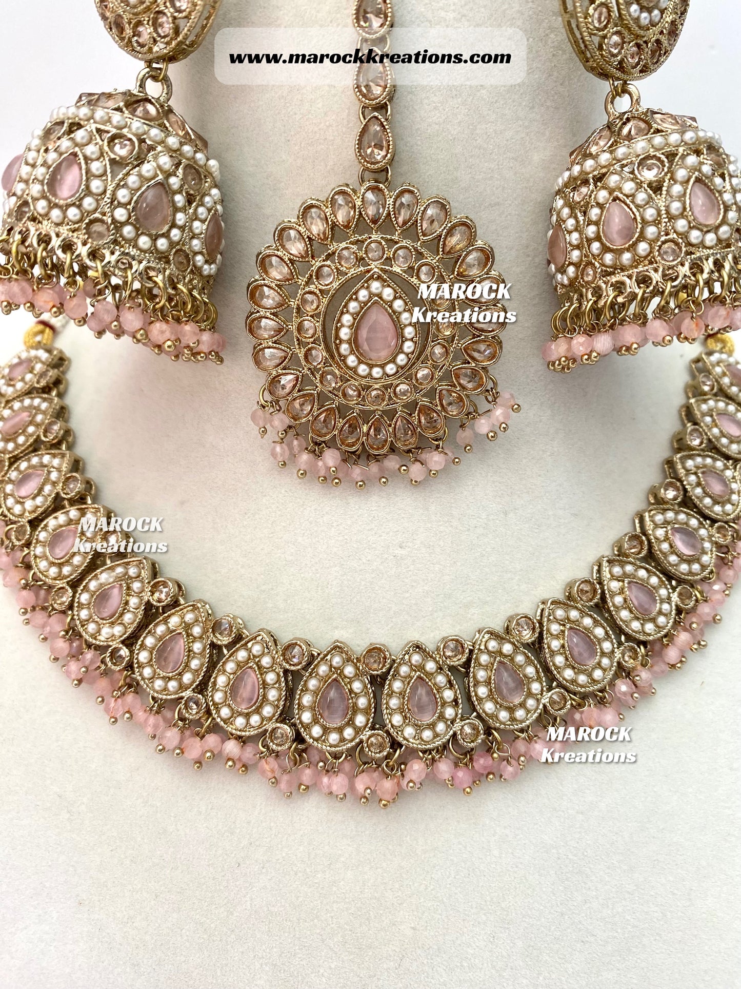 Tina Antique Polki Necklace set