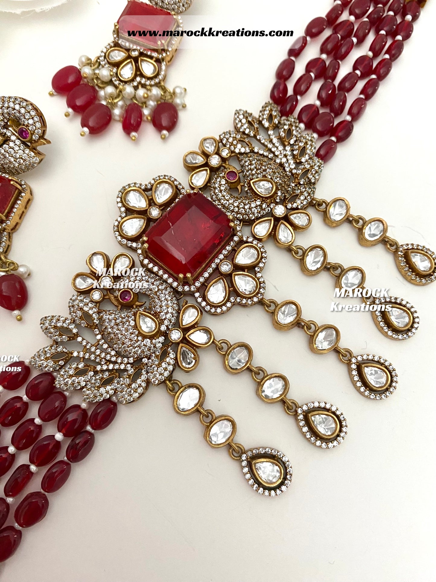 Premium Quality Tyani inspired Kundan gold plated statement choker set