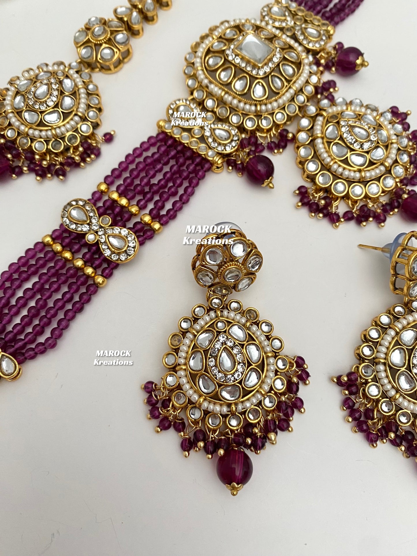 Simona Premium Quality Kundan Choker set