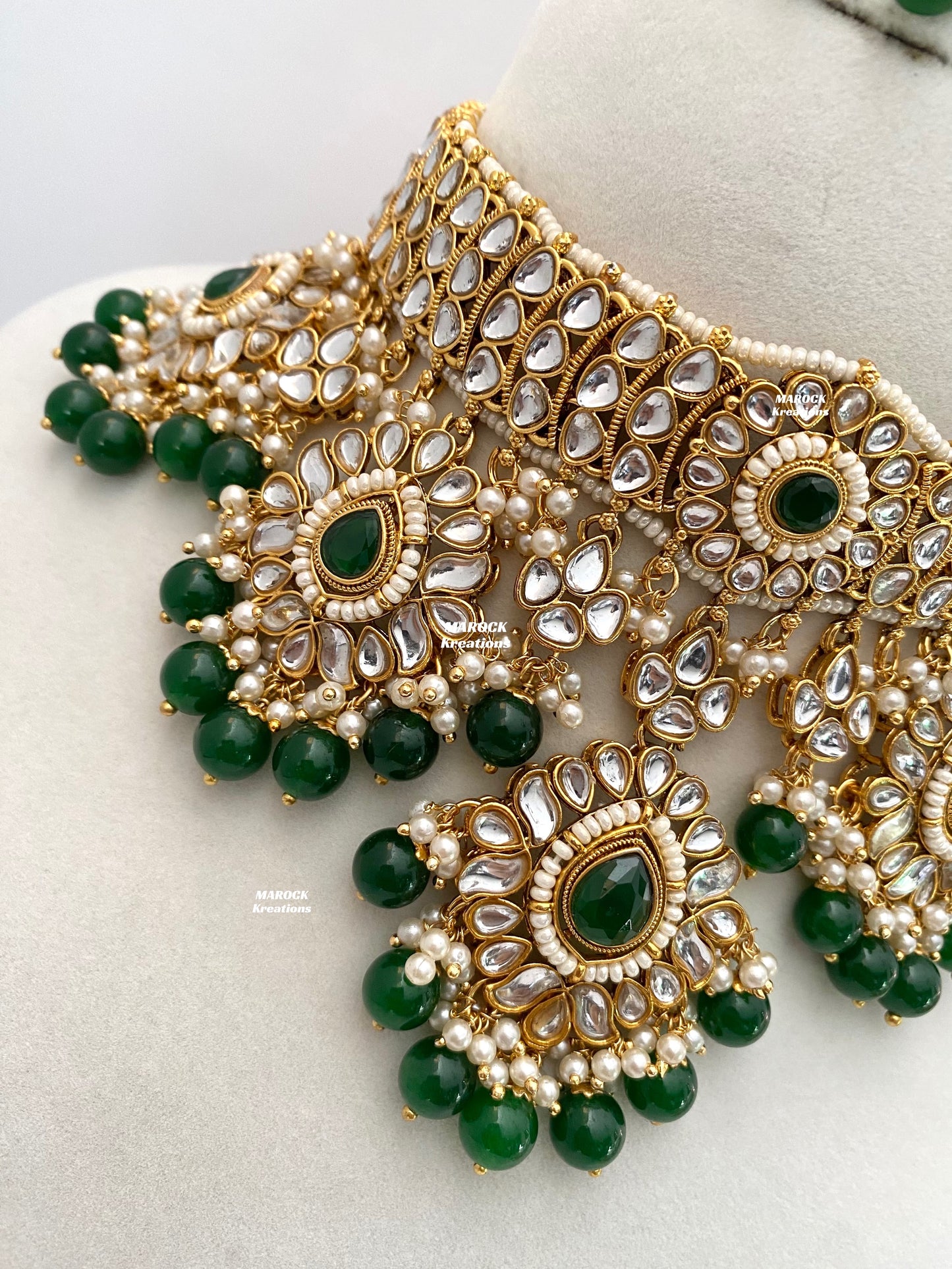 Bhavika Premium Quality Kundan choker/Necklace set