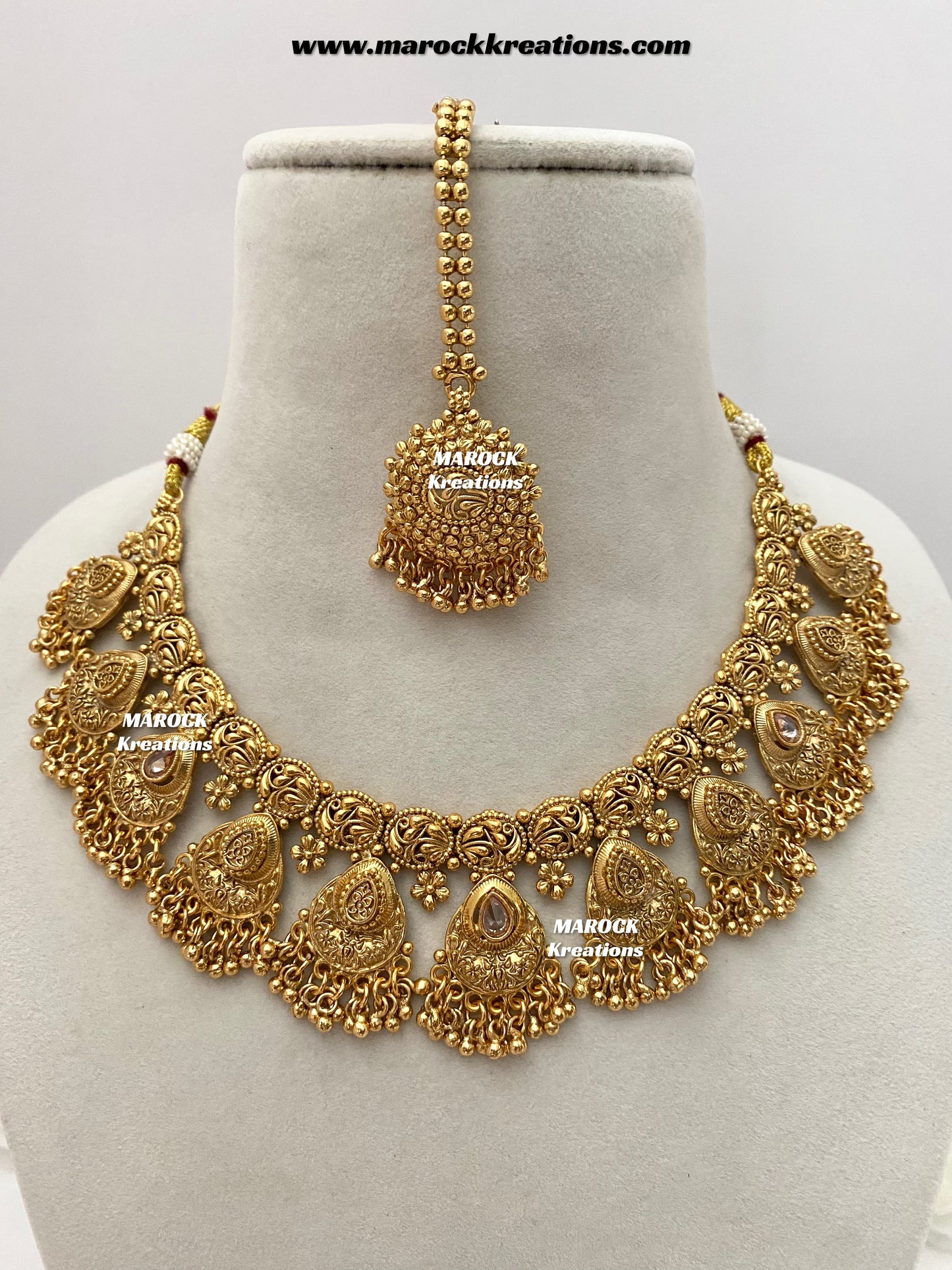 Lipika Premium Quality Gold Plated necklace set