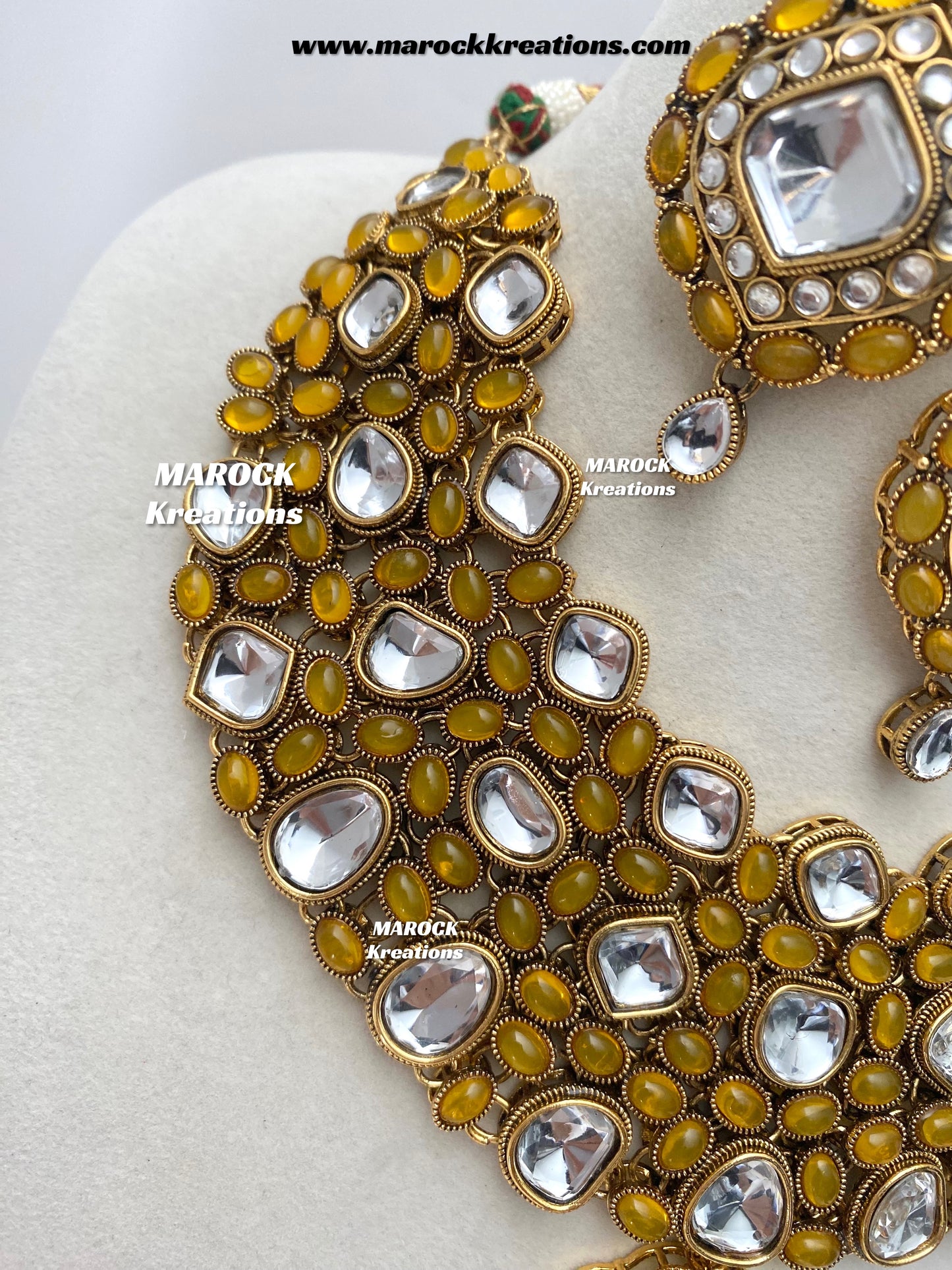Roksana Sabyasachi inspired Premium Quality Kundan Statement Necklace set