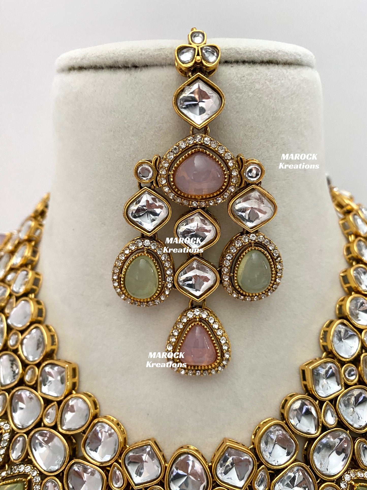 Patriza Sabyasachi inspired Premium Quality Kundan Statement Necklace set