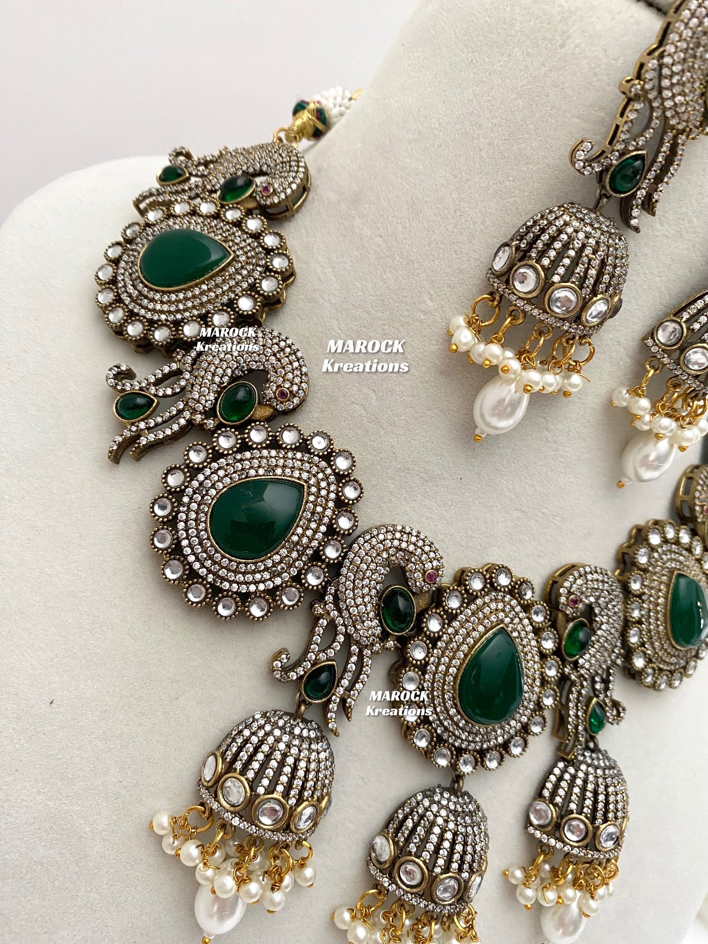 Stella Sabyasachi inspired Premium Quality Victorian Kundan Statement Necklace set