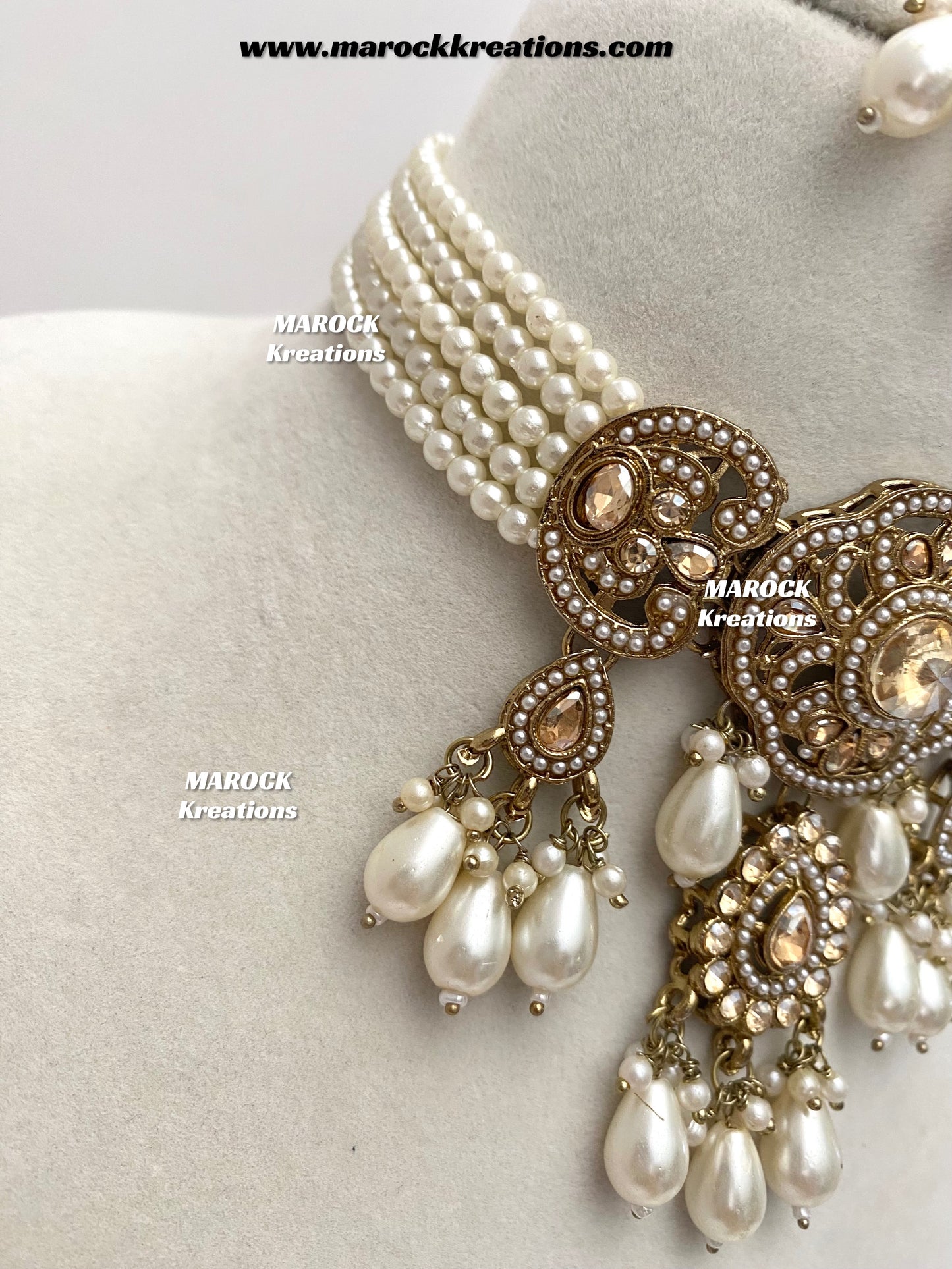 Meghna Polki choker set