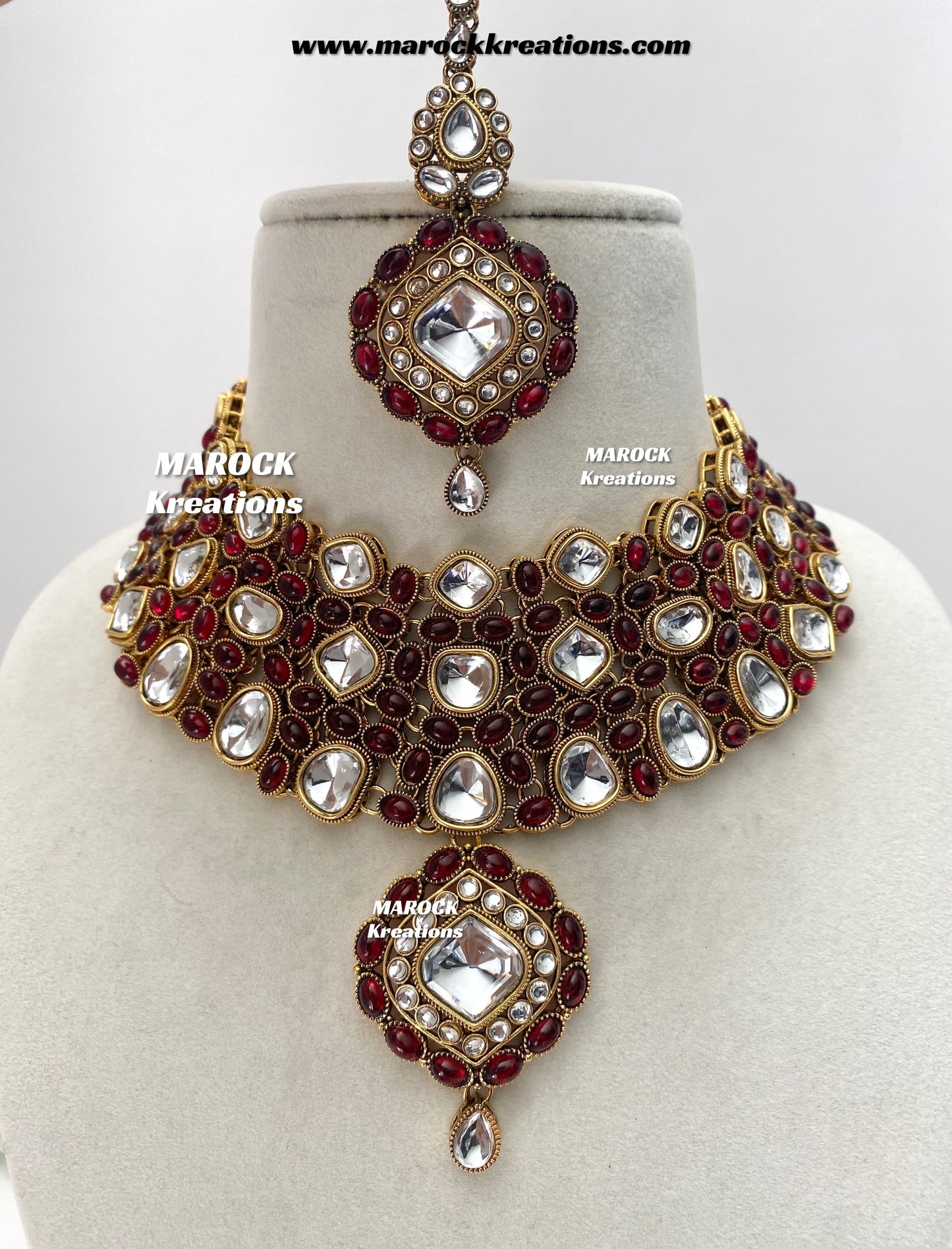 Roksana Sabyasachi inspired Premium Quality Kundan Statement Necklace set