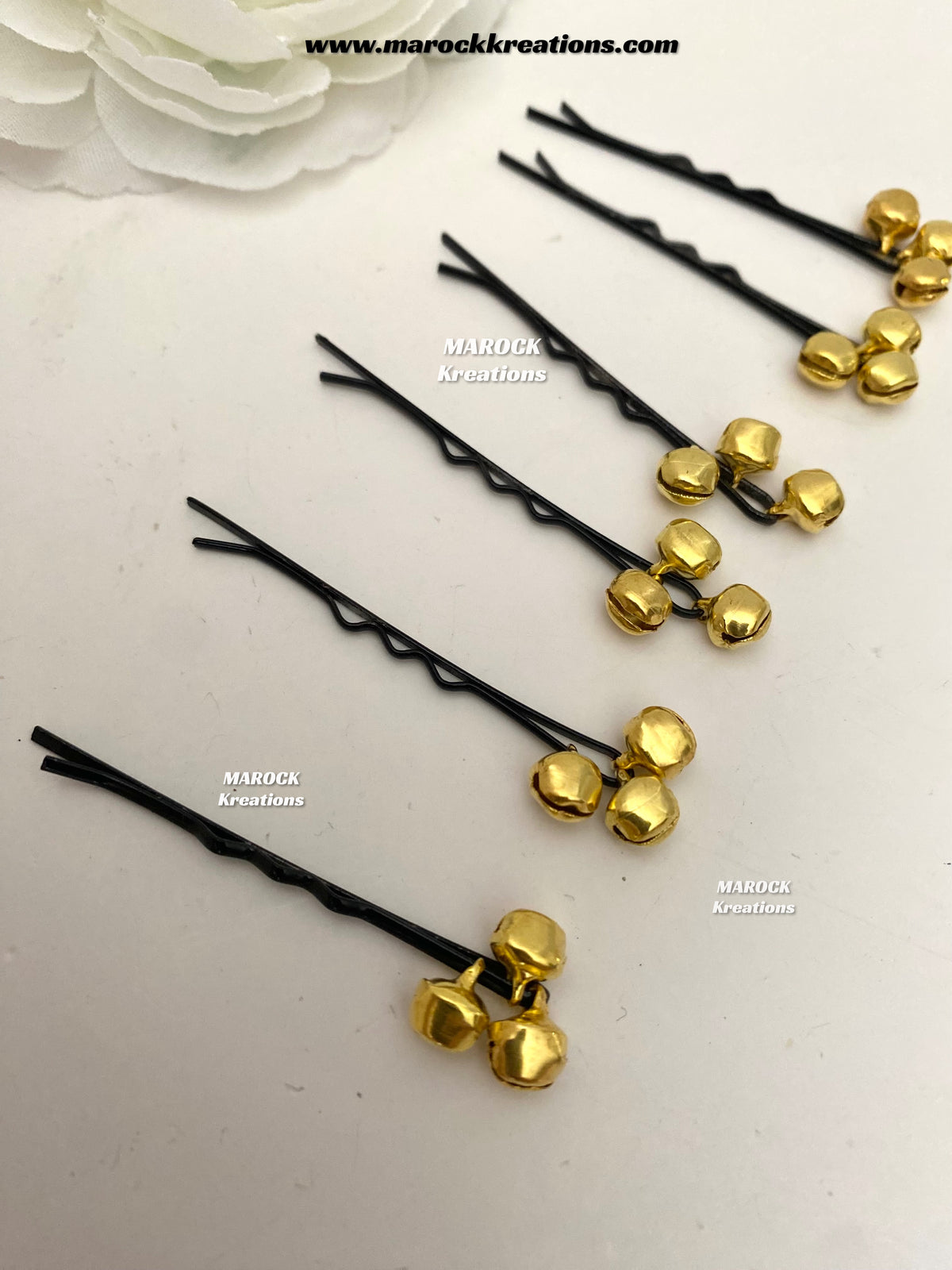 Ghungroo hair pins (Pack of 6)