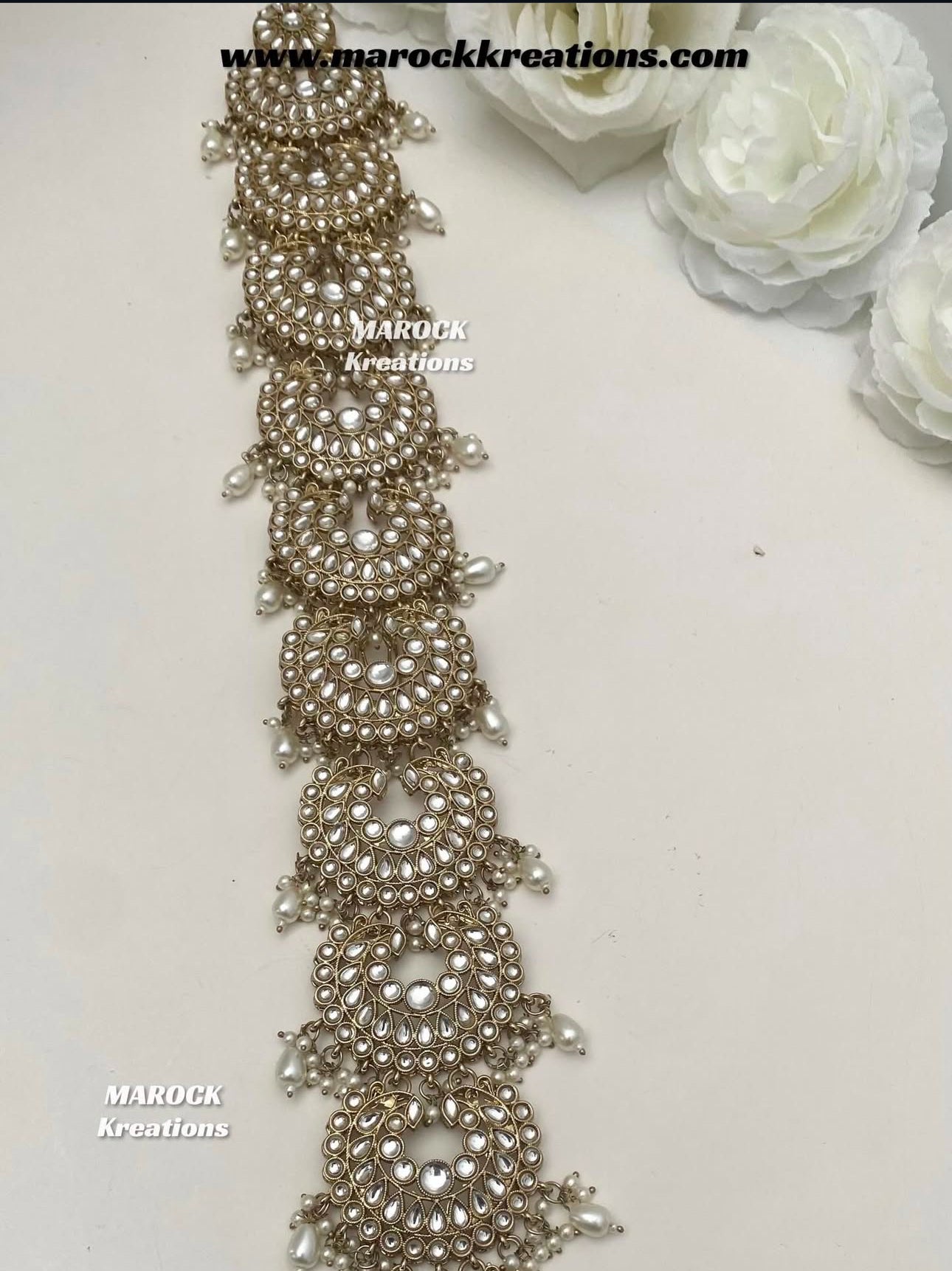 Meetali Kundan Braid Jewelry/Choti
