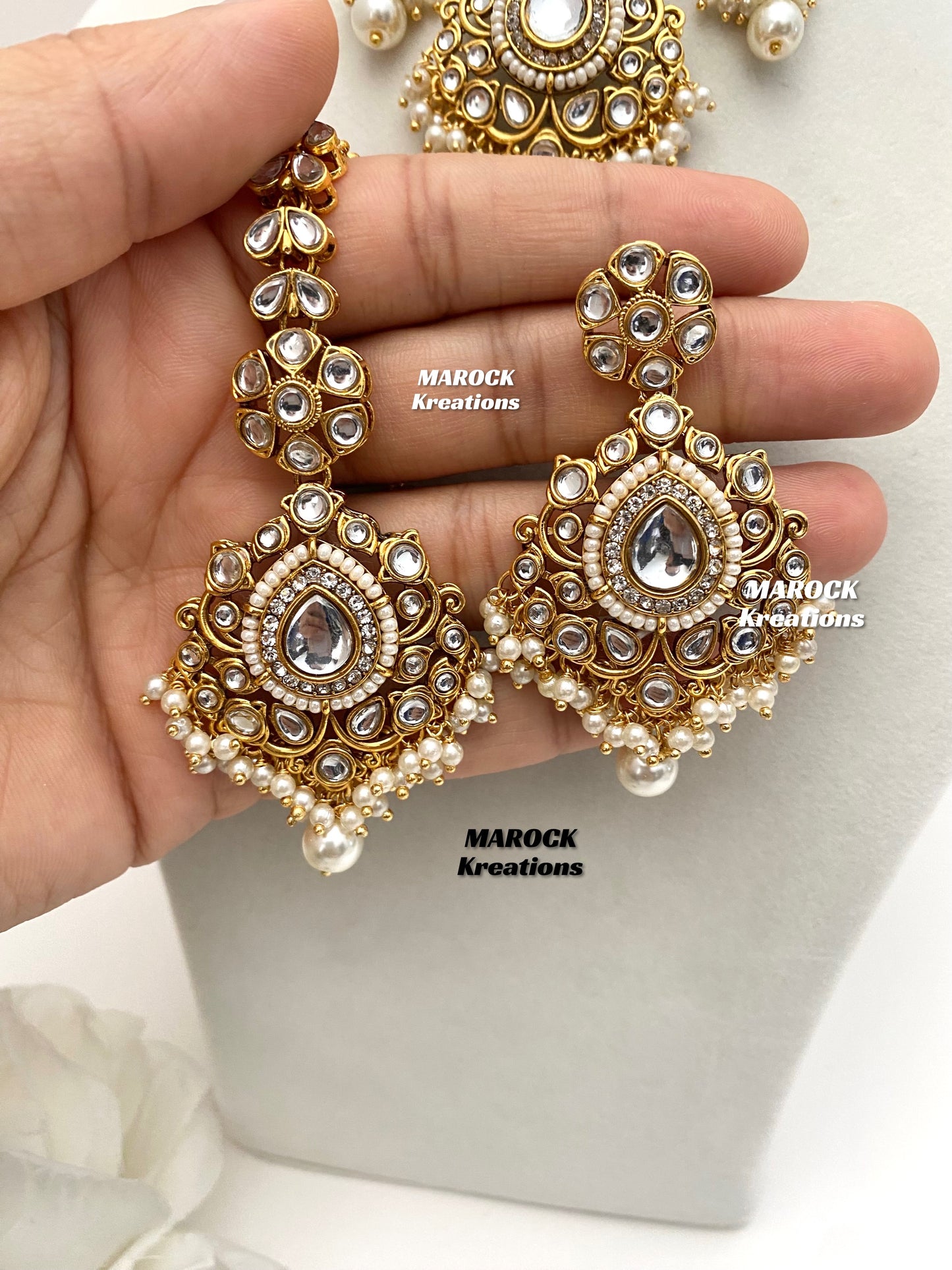 Mahima Premium Quality Kundan Choker set