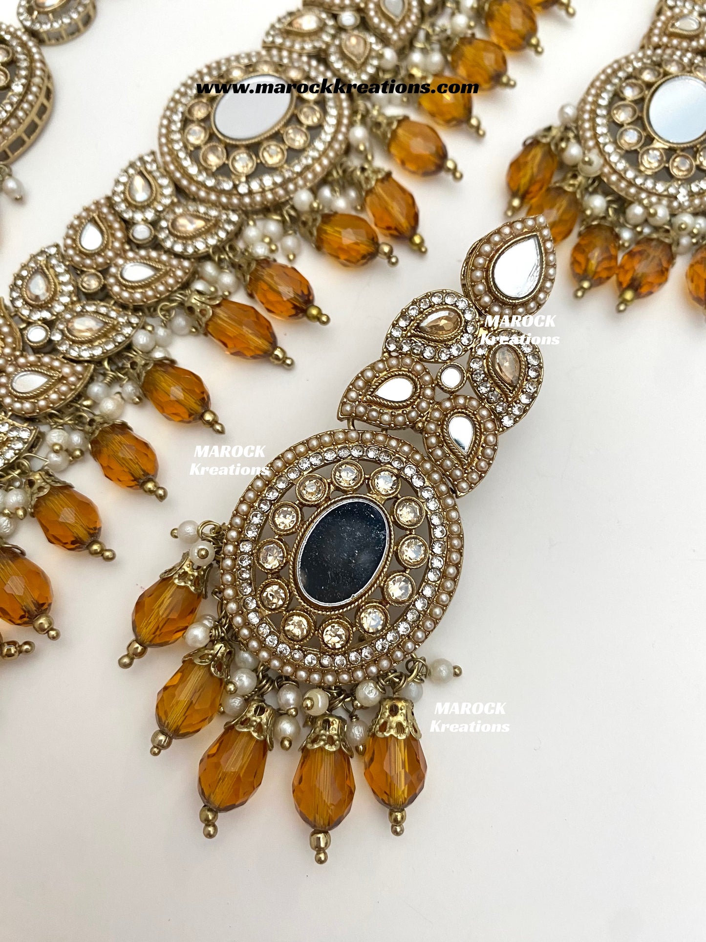 Resmin Premium Quality Mirror Choker set