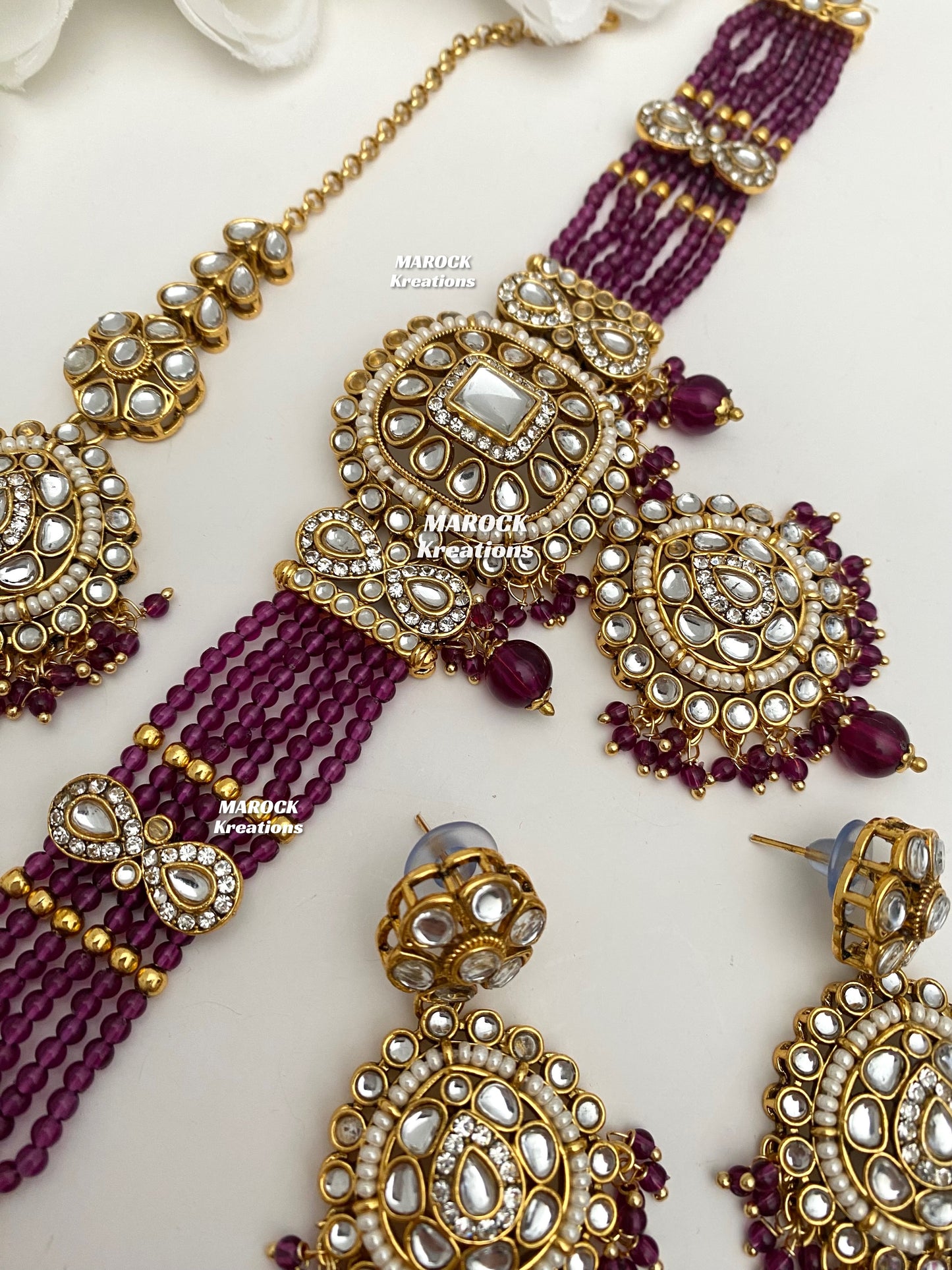Simona Premium Quality Kundan Choker set