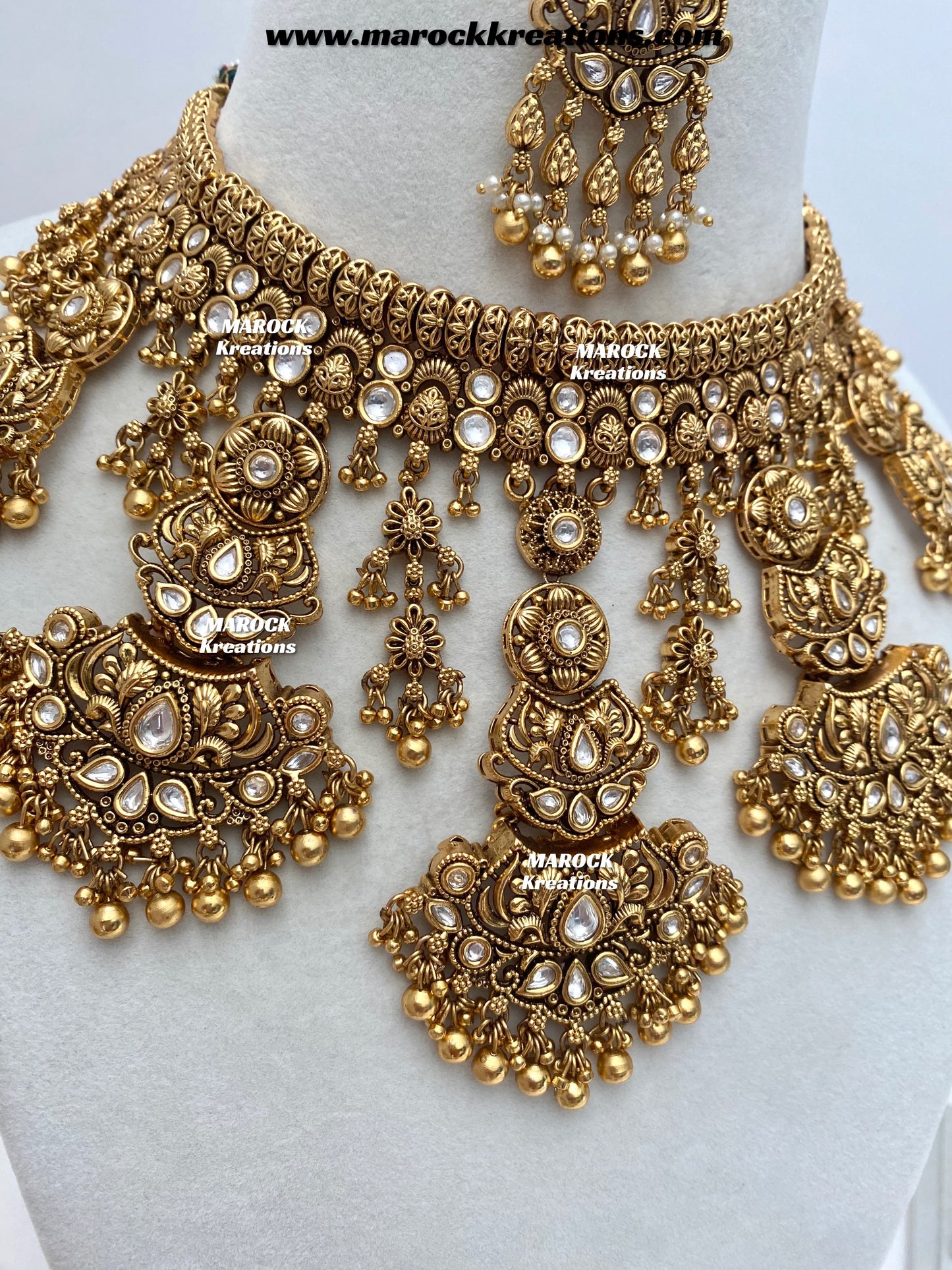 Shannon Premium Quality Gold Plated Bridal set