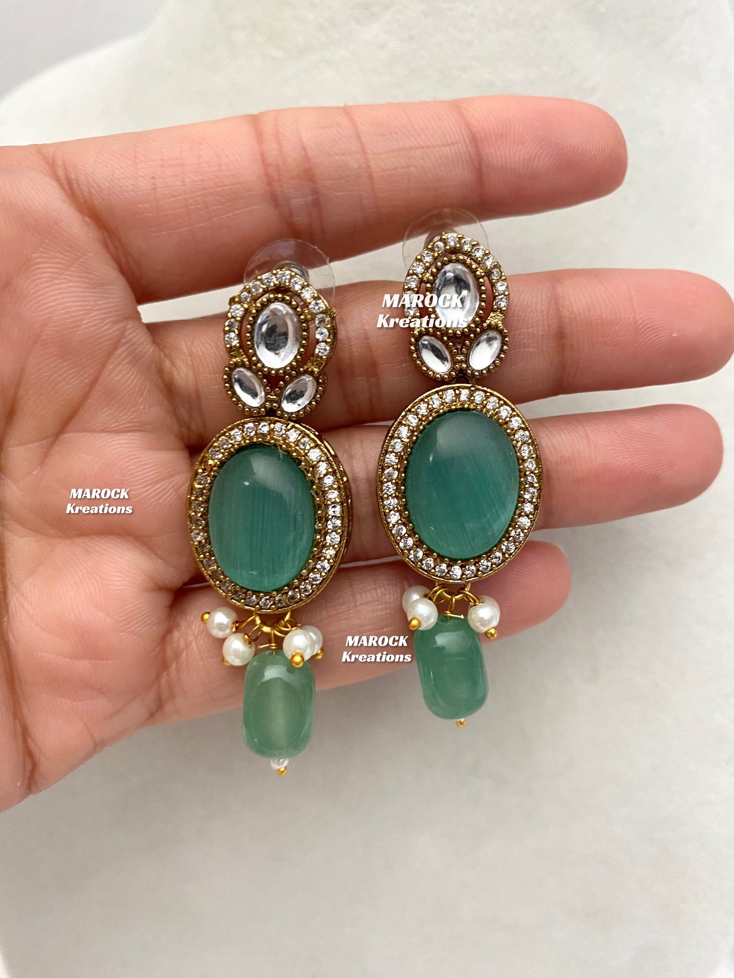 Danica Sabyasachi inspired Premium Quality Moissanite Kundan Statement Choker set