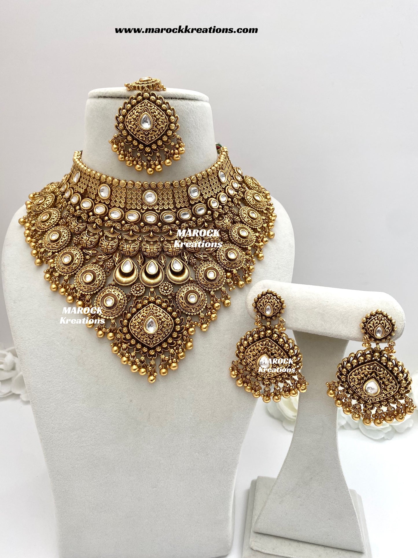 Manara Premium Quality Gold Plated Bridal set