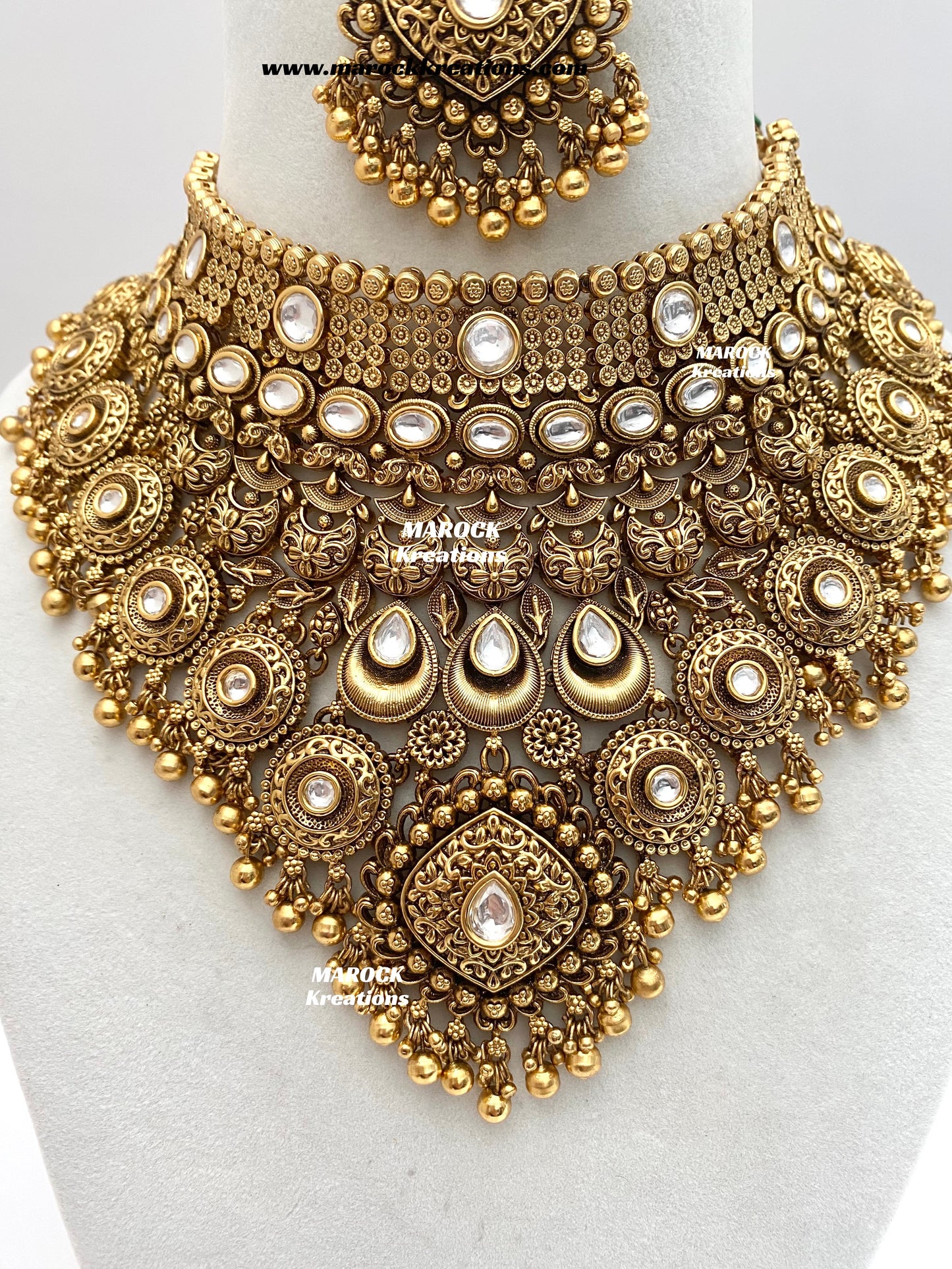 Manara Premium Quality Gold Plated Bridal set