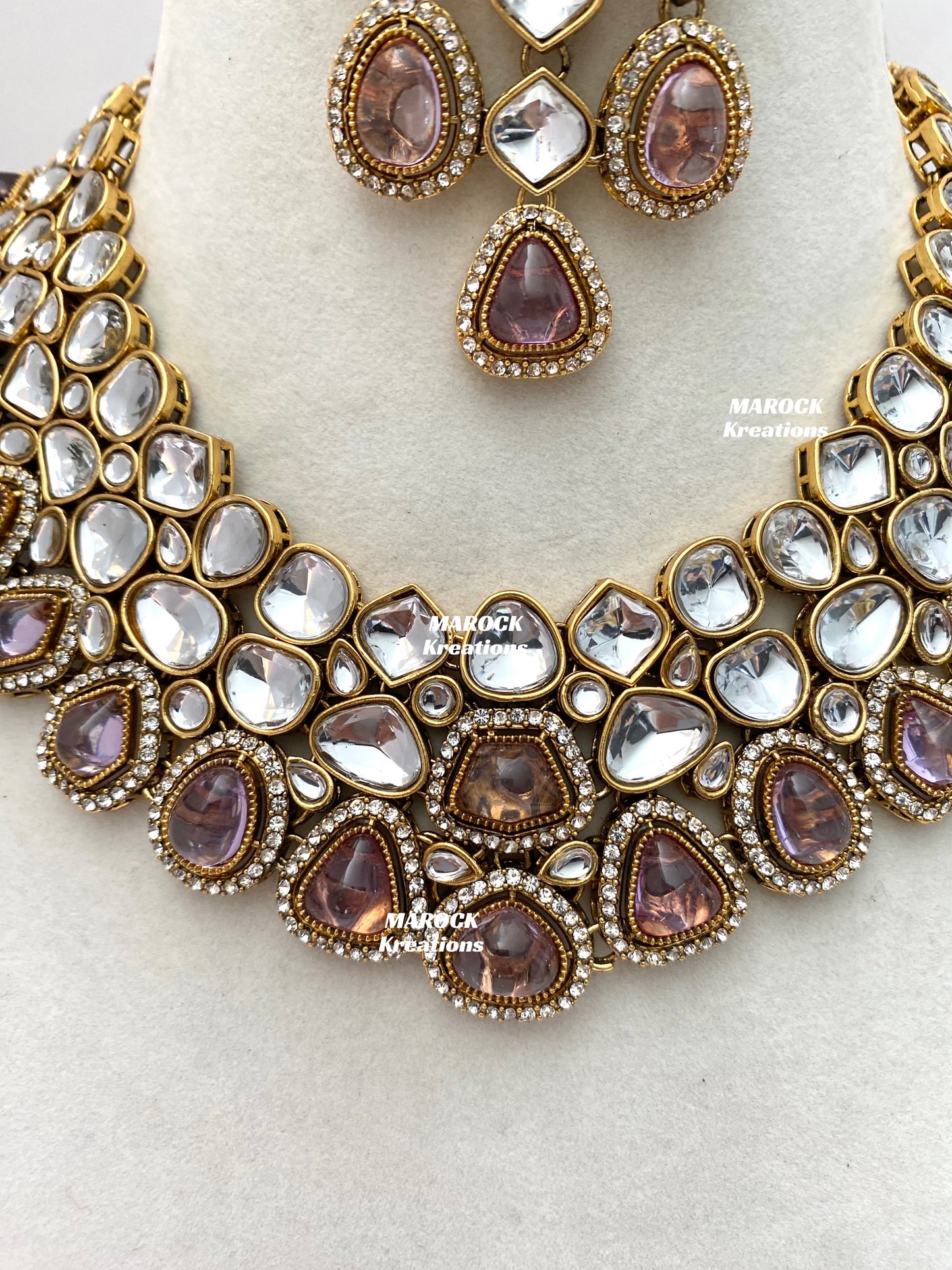 Patriza Sabyasachi inspired Premium Quality Kundan Statement Necklace set