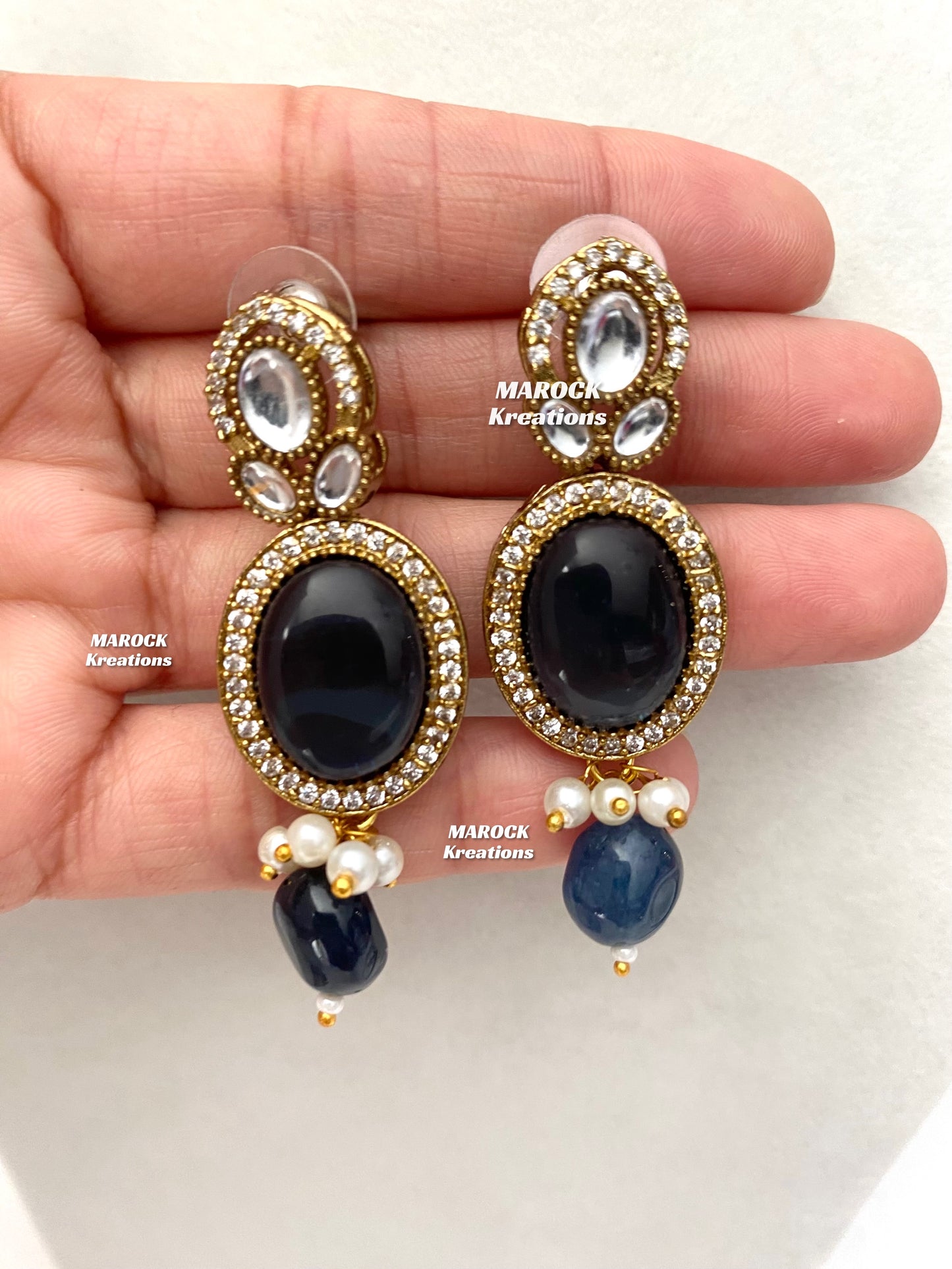 Danica Sabyasachi inspired Premium Quality Moissanite Kundan Statement Choker set