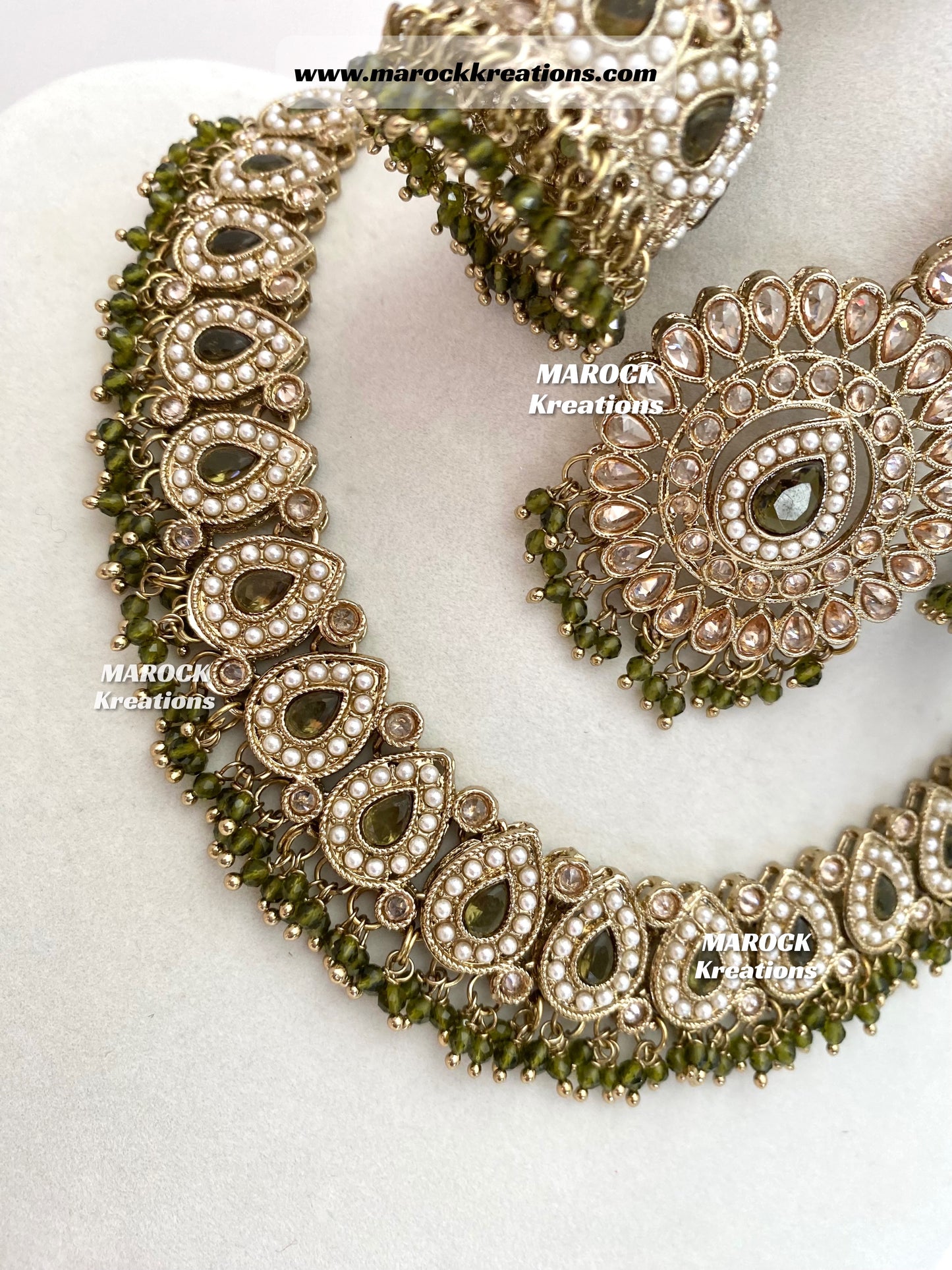 Tina Antique Polki Necklace set