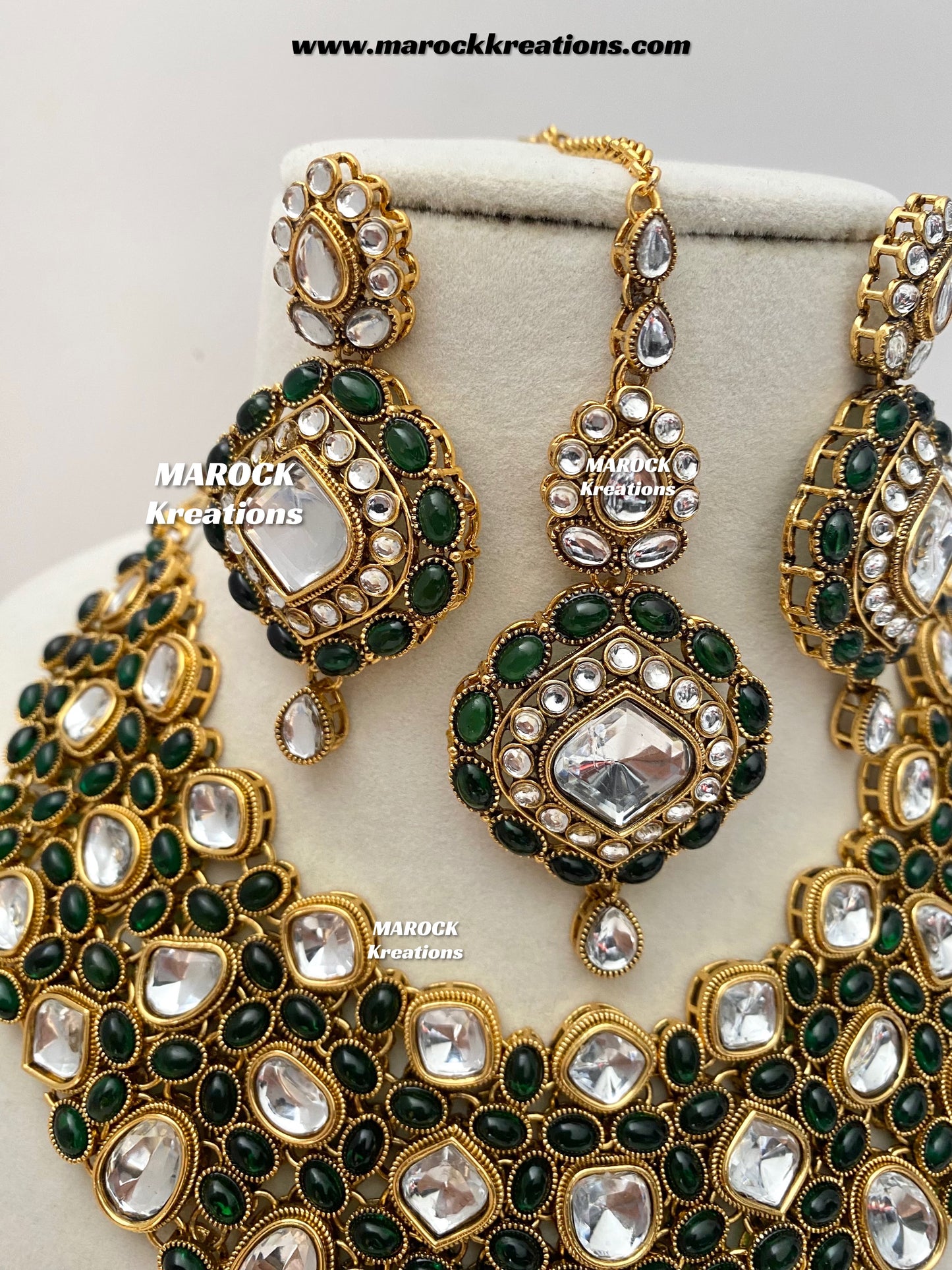 Roksana Sabyasachi inspired Premium Quality Kundan Statement Necklace set