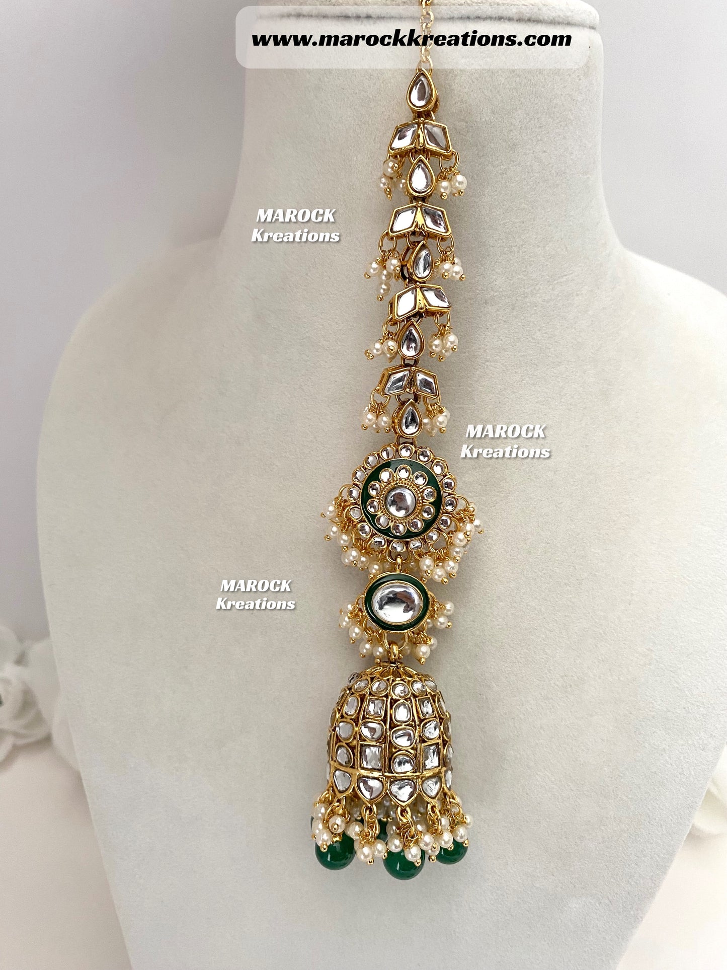 Mehak Premium Quality Kundan Statement Necklace set