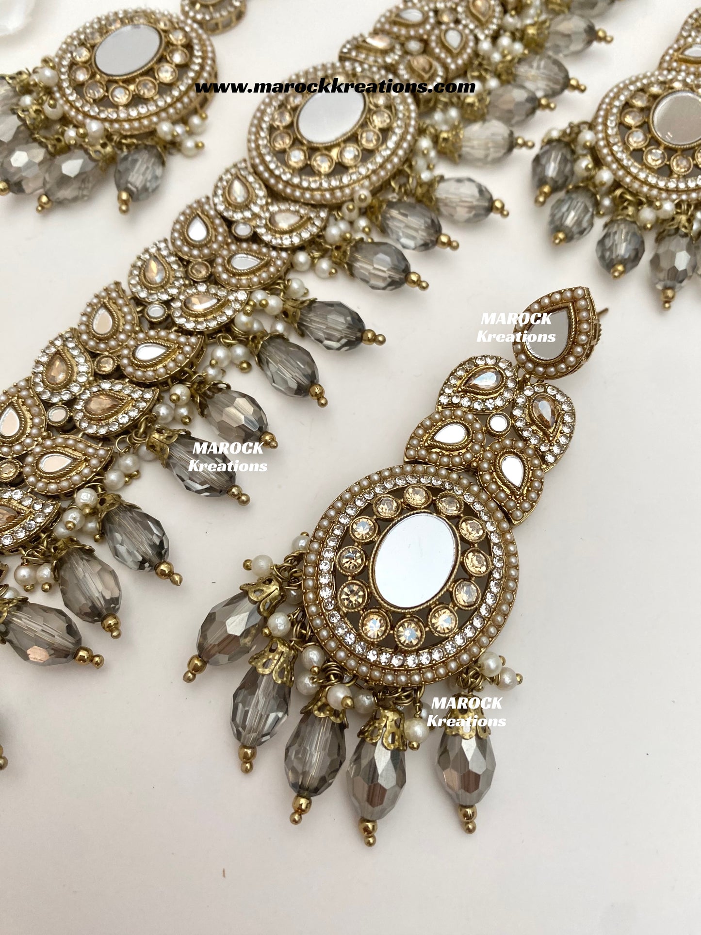 Resmin Premium Quality Mirror Choker set