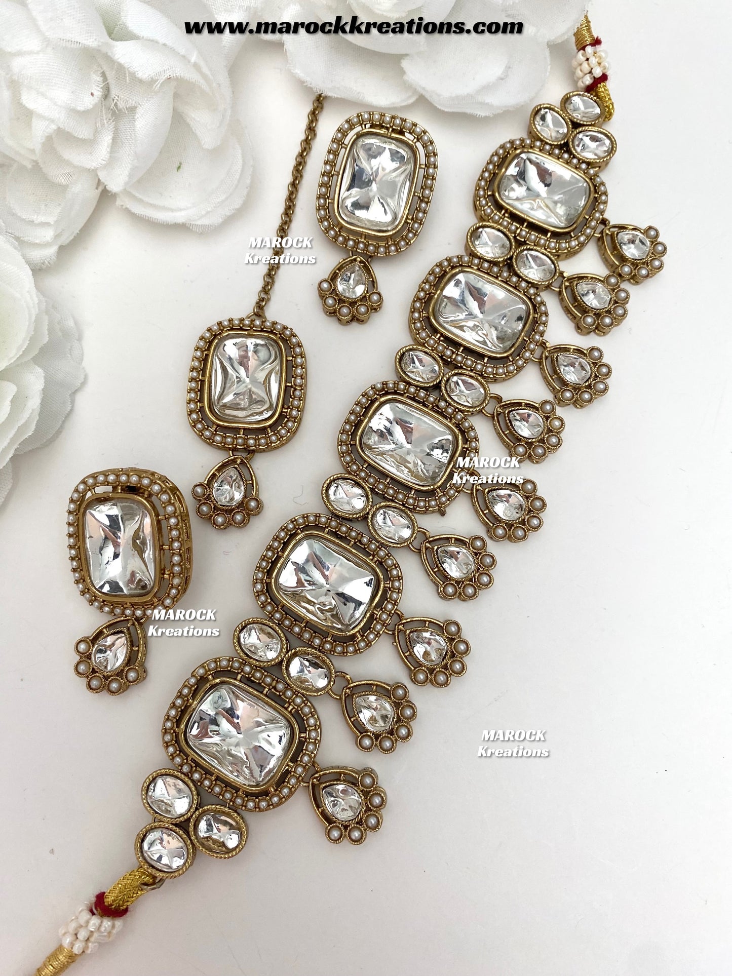 Charlie Premium Quality Kundan Statement Choker set