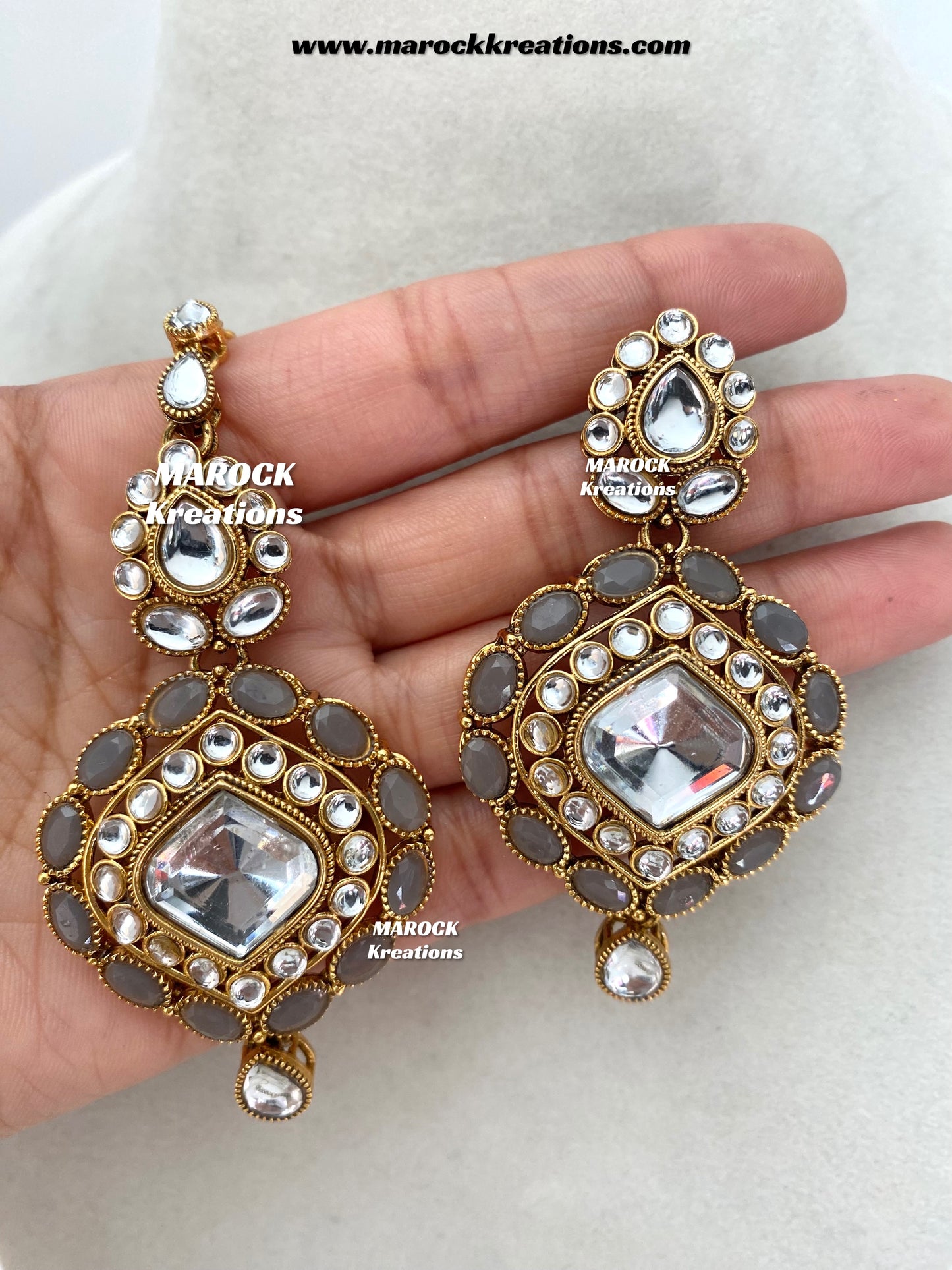 Roksana Sabyasachi inspired Premium Quality Kundan Statement Necklace set