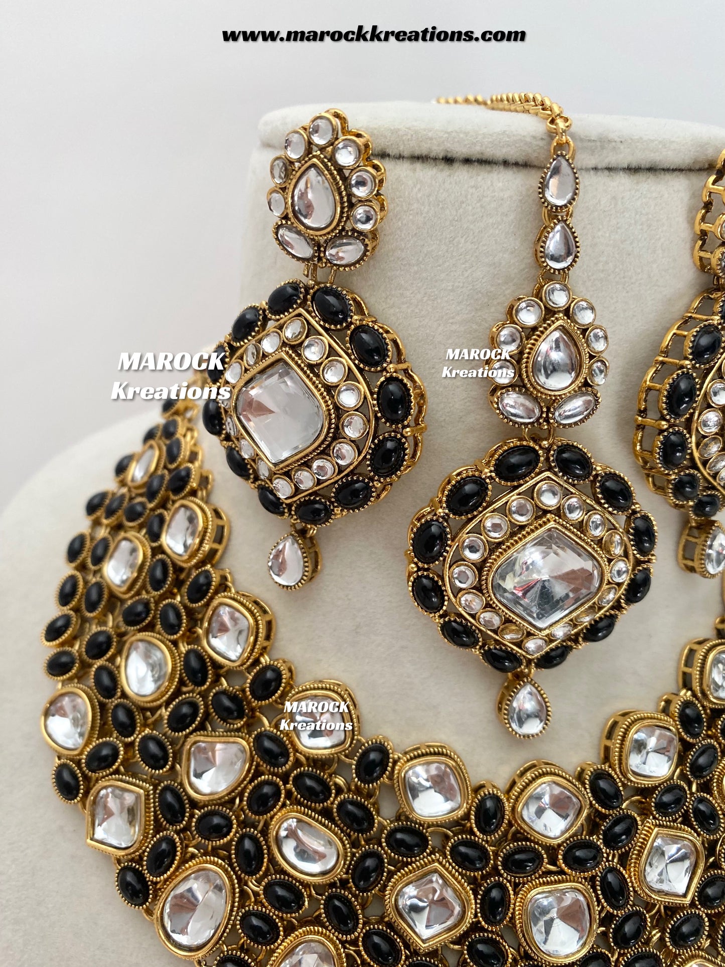 Roksana Sabyasachi inspired Premium Quality Kundan Statement Necklace set