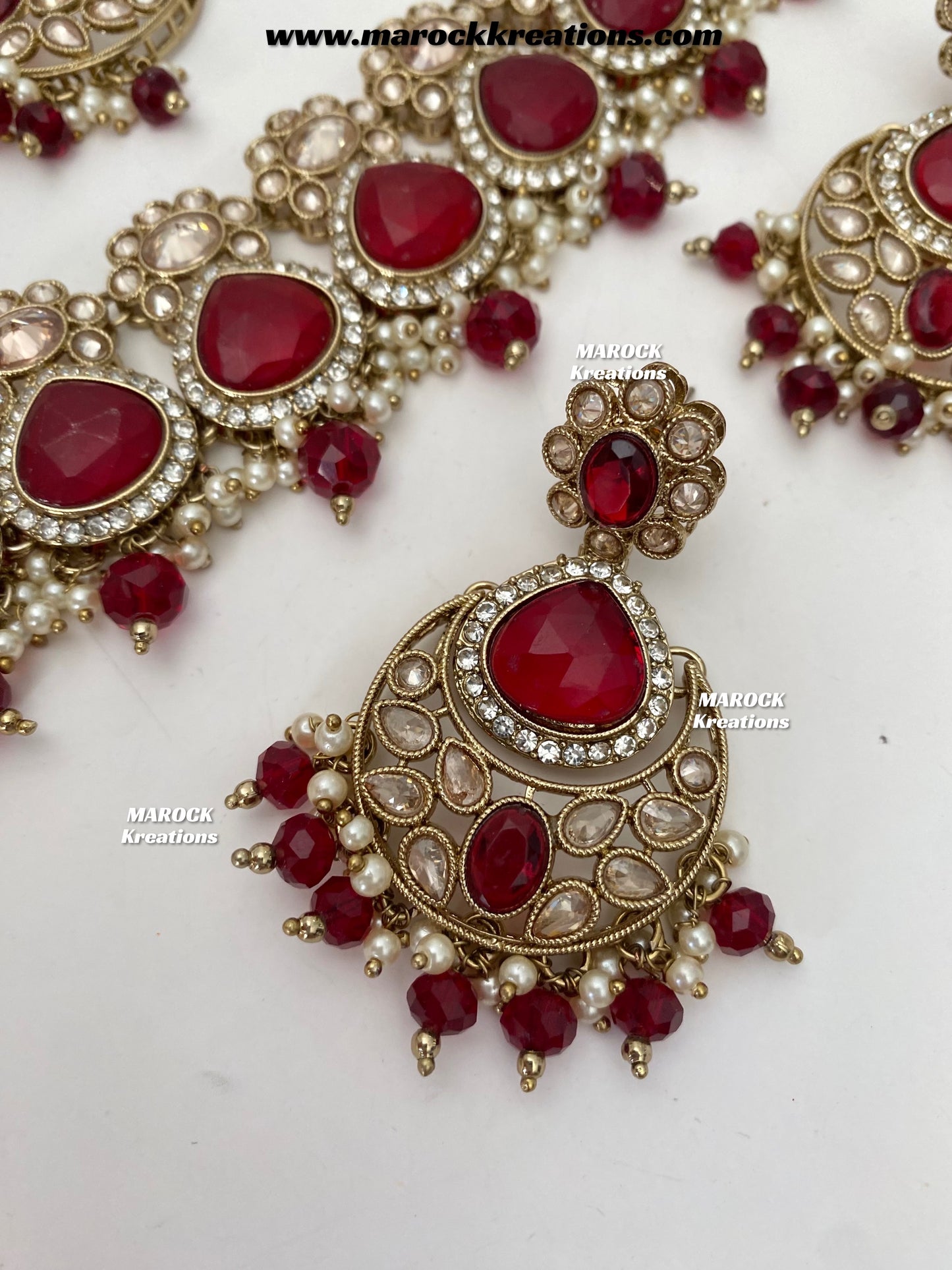 Kinjal Premium Quality Polki and Monalisa Statement Choker set