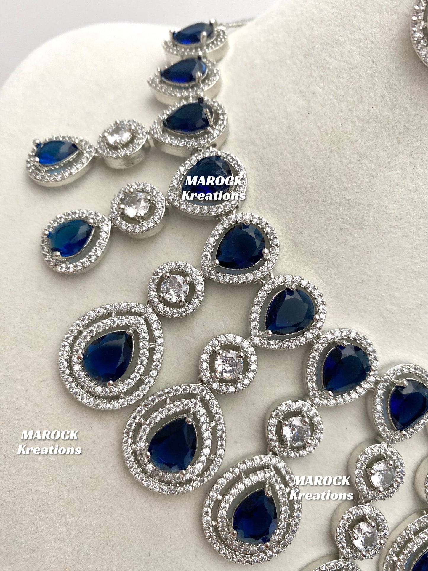 Soha American Diamond Necklace set