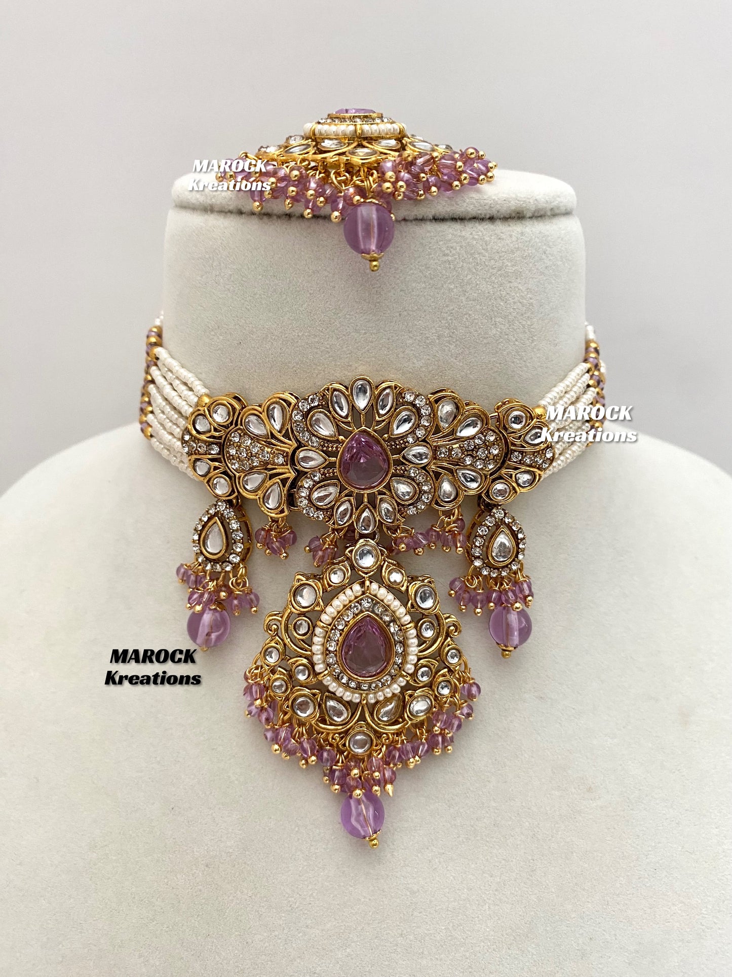 Mahima Premium Quality Kundan Choker set