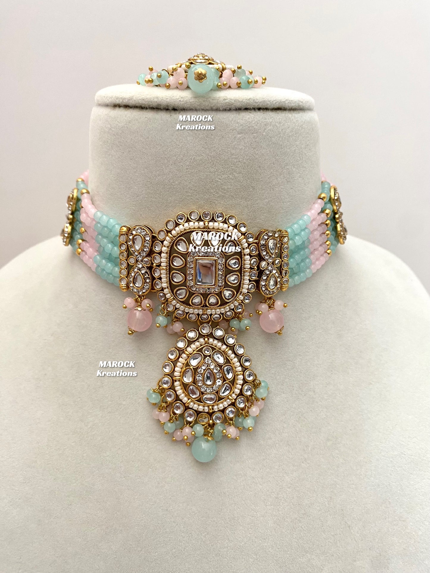 Simona Premium Quality Kundan Choker set