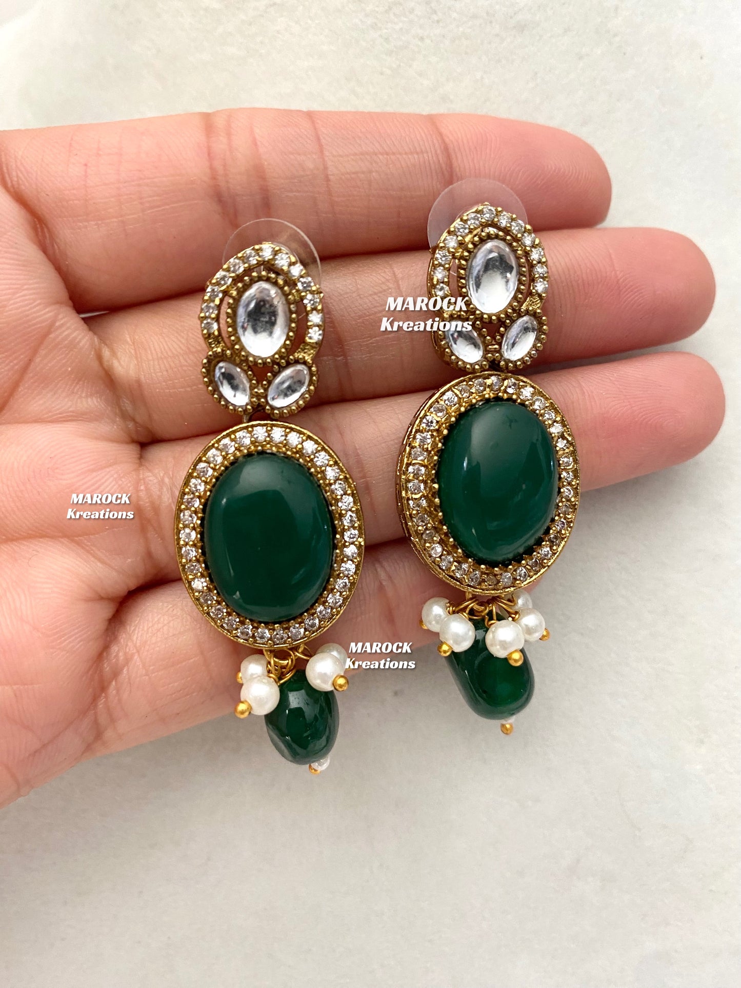 Danica Sabyasachi inspired Premium Quality Moissanite Kundan Statement Choker set