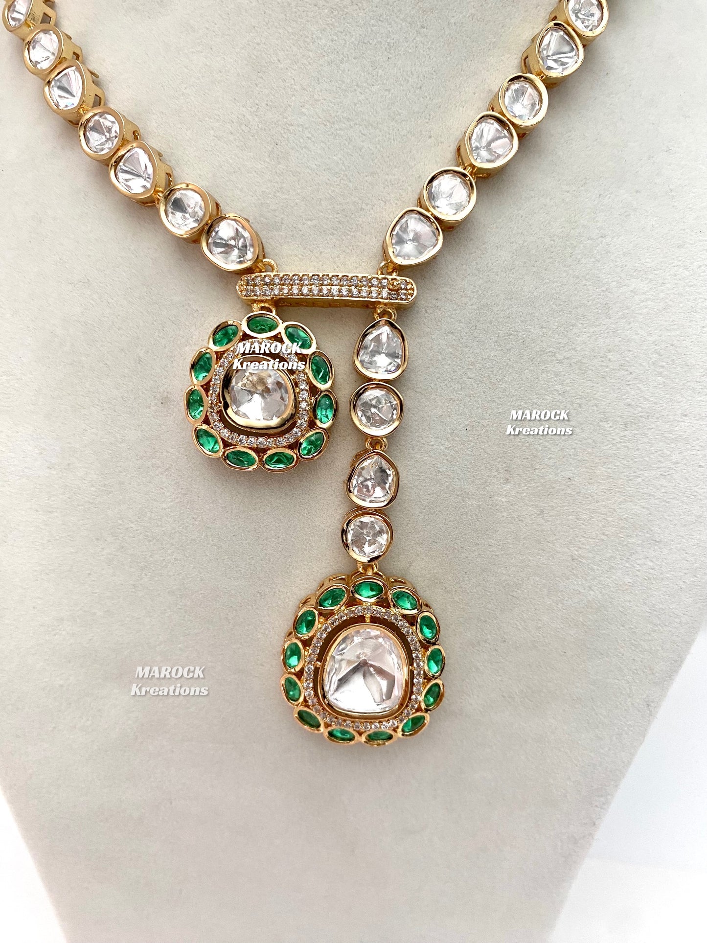 Abida Tyani inspired Premium Quality Kundan Necklace set