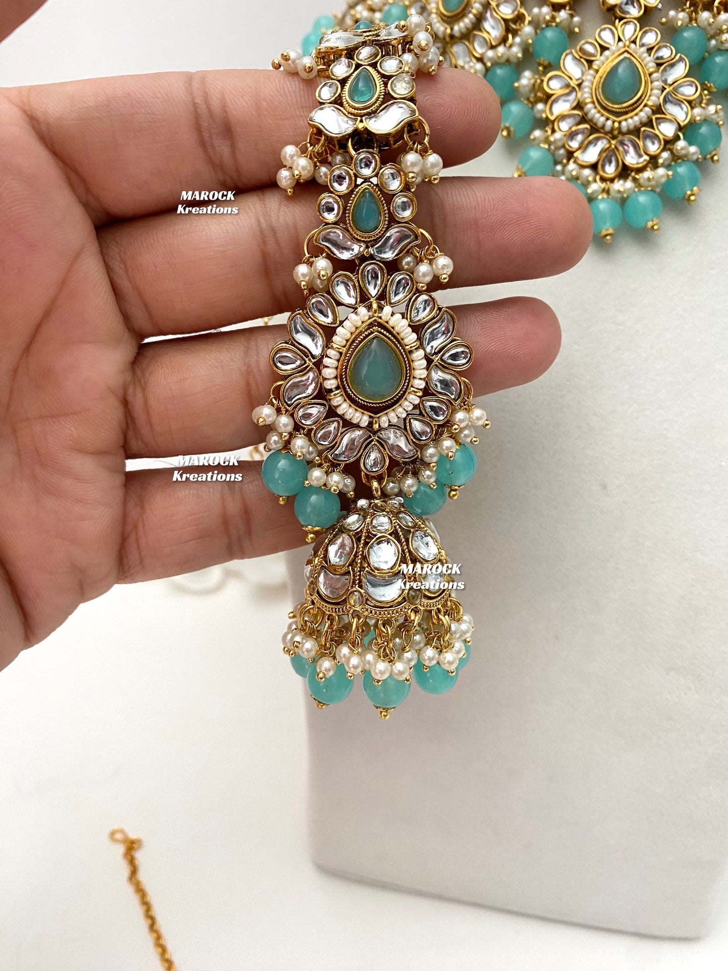 Bhavika Premium Quality Kundan choker/Necklace set