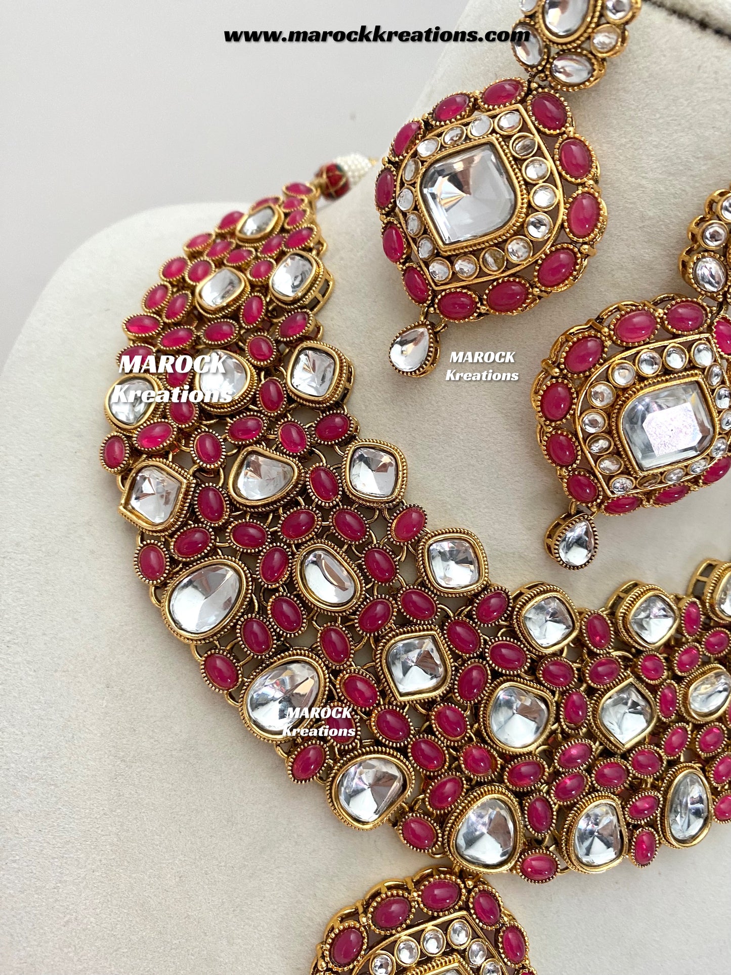 Roksana Sabyasachi inspired Premium Quality Kundan Statement Necklace set