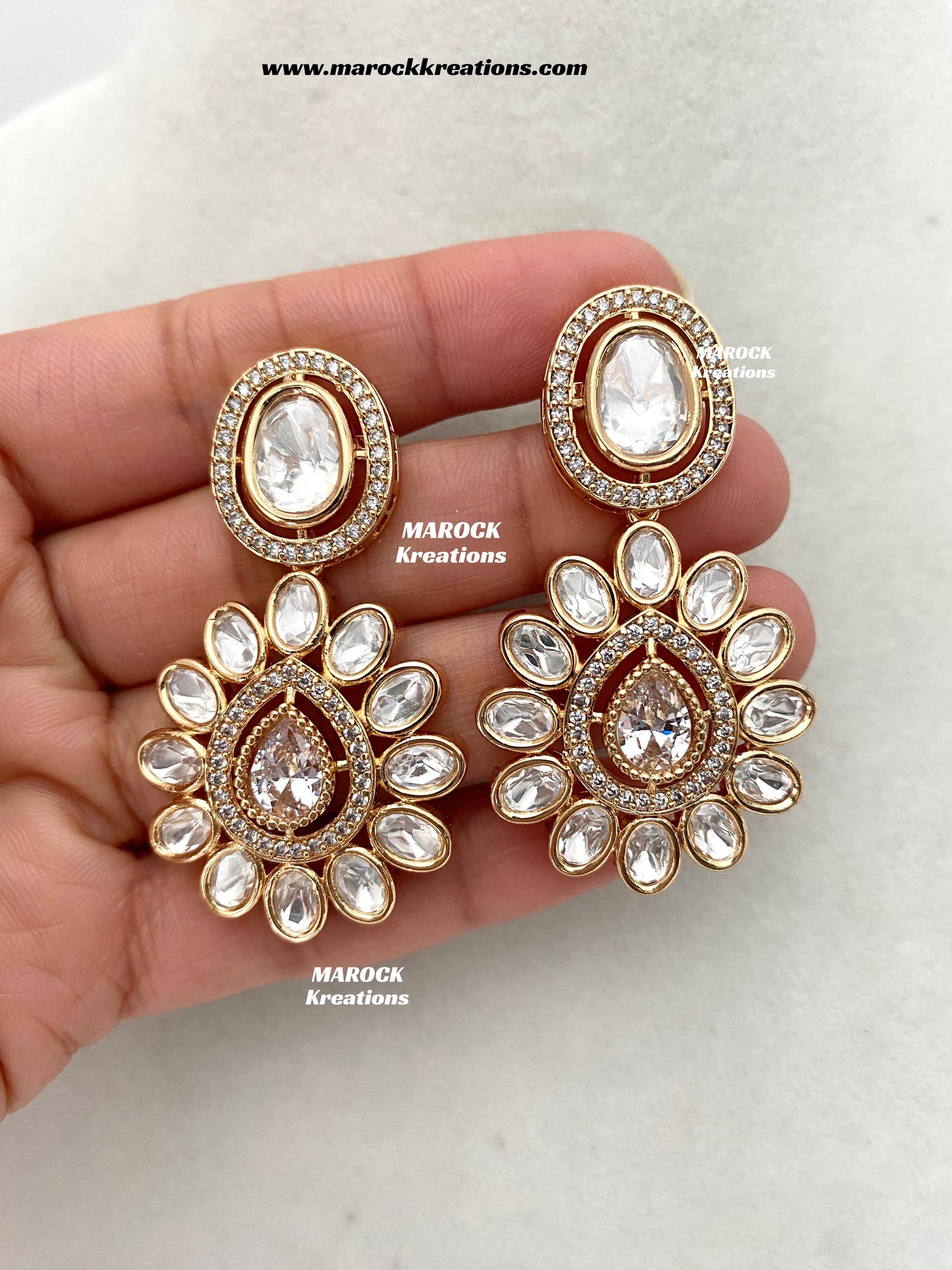 Mariam Tyani inspired Premium Quality Kundan Necklace set