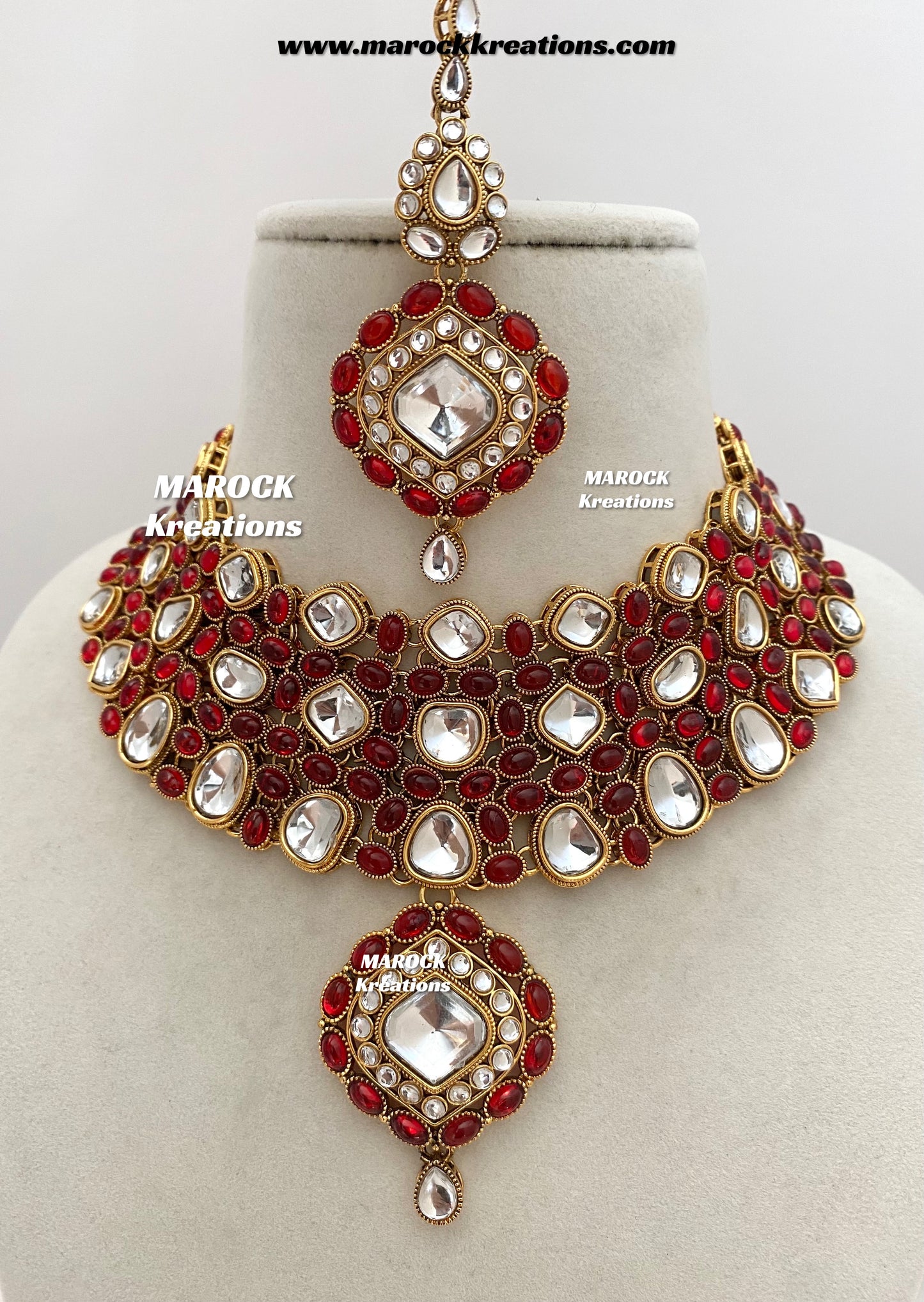 Roksana Sabyasachi inspired Premium Quality Kundan Statement Necklace set