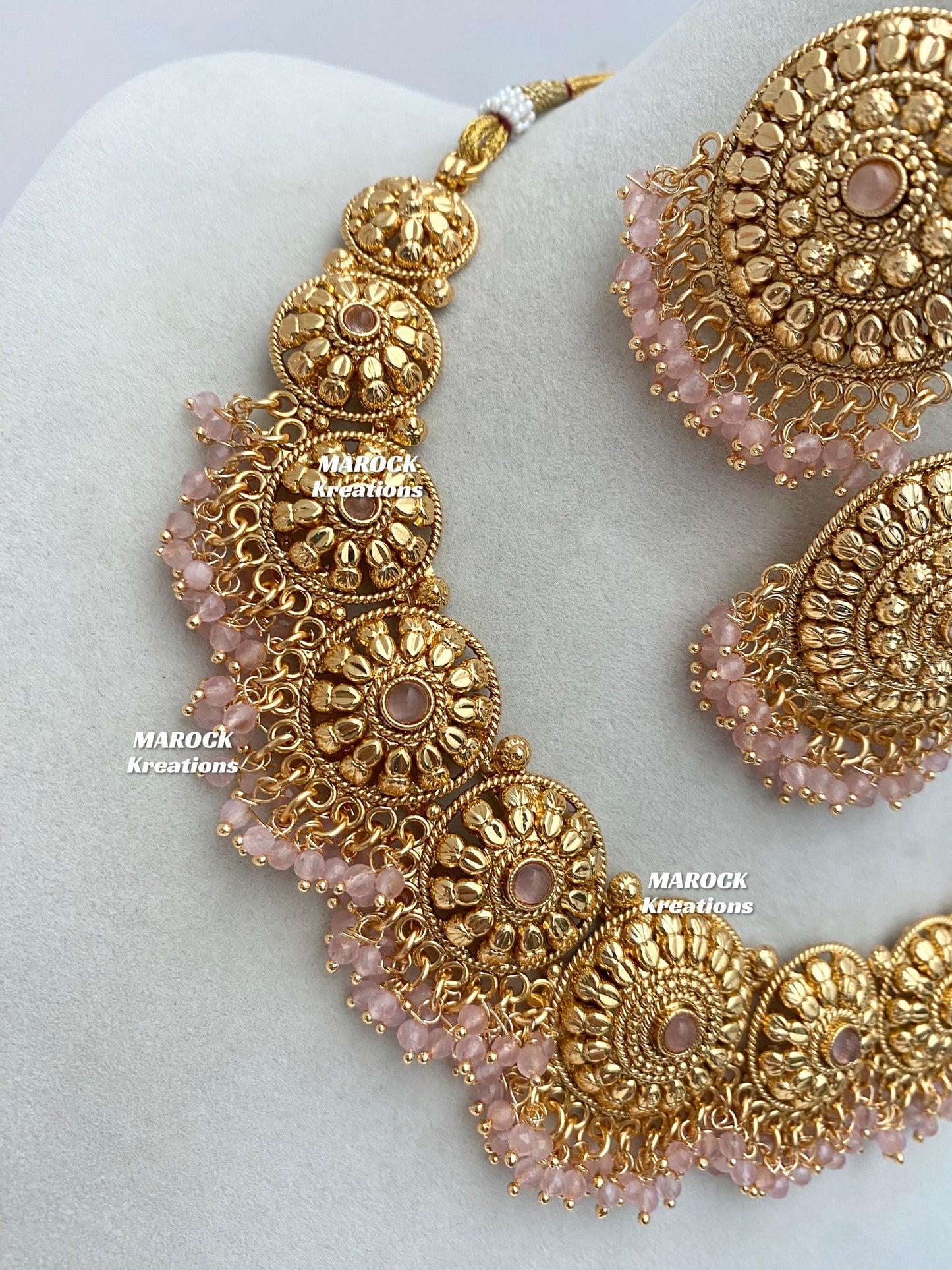 Roxana Premium Quality Gold Plated necklace set