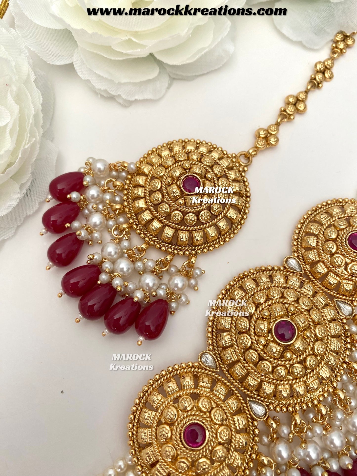 Anuja Premium Quality Gold Plated statement choker set