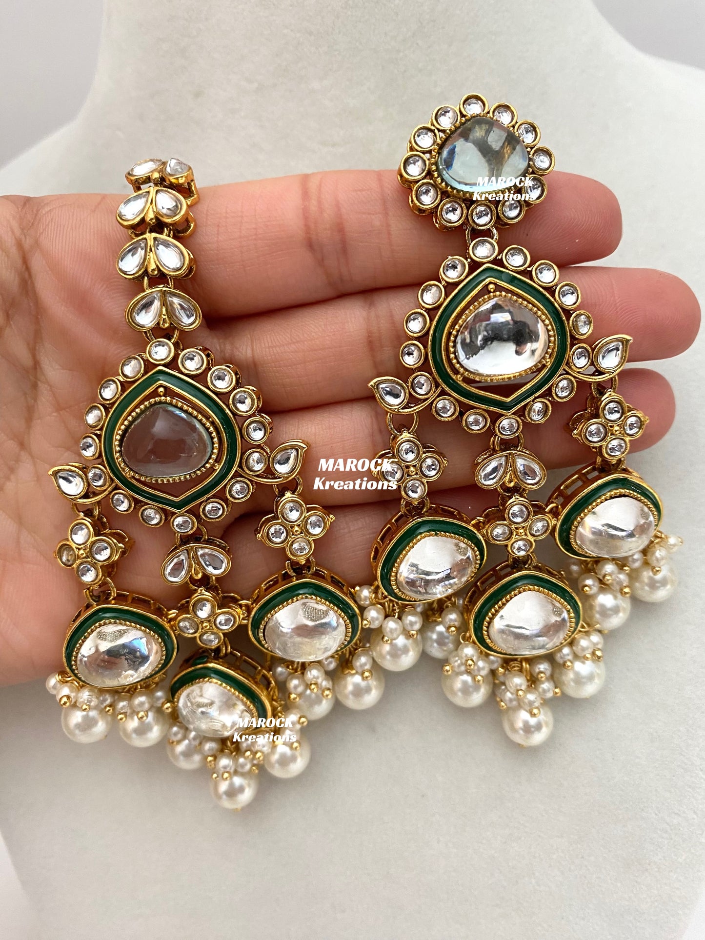 Connie Premium Quality Statement Kundan Necklace/Bridal set