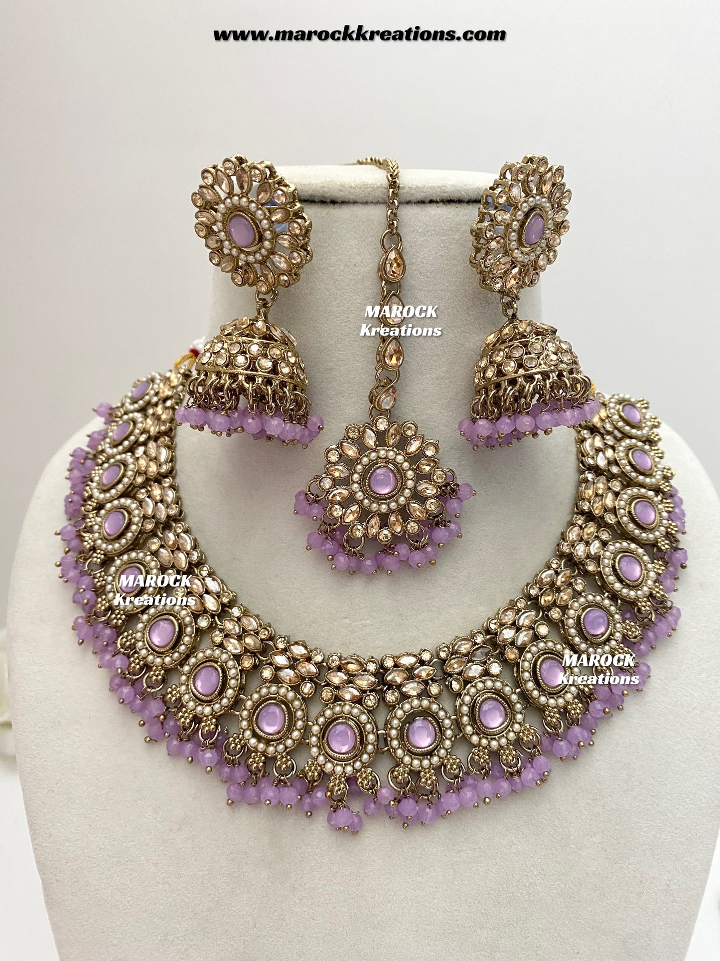 Sameera Polki Necklace set