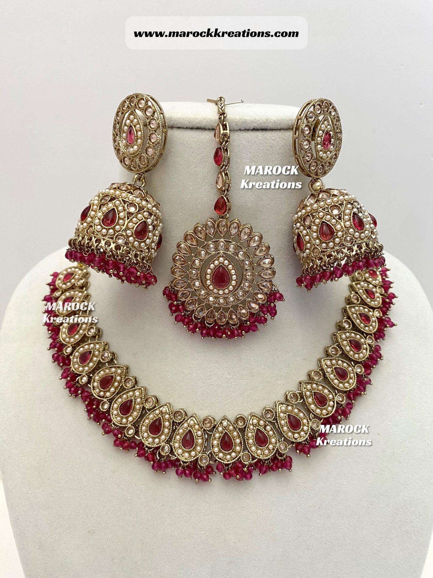 Tina Antique Polki Necklace set