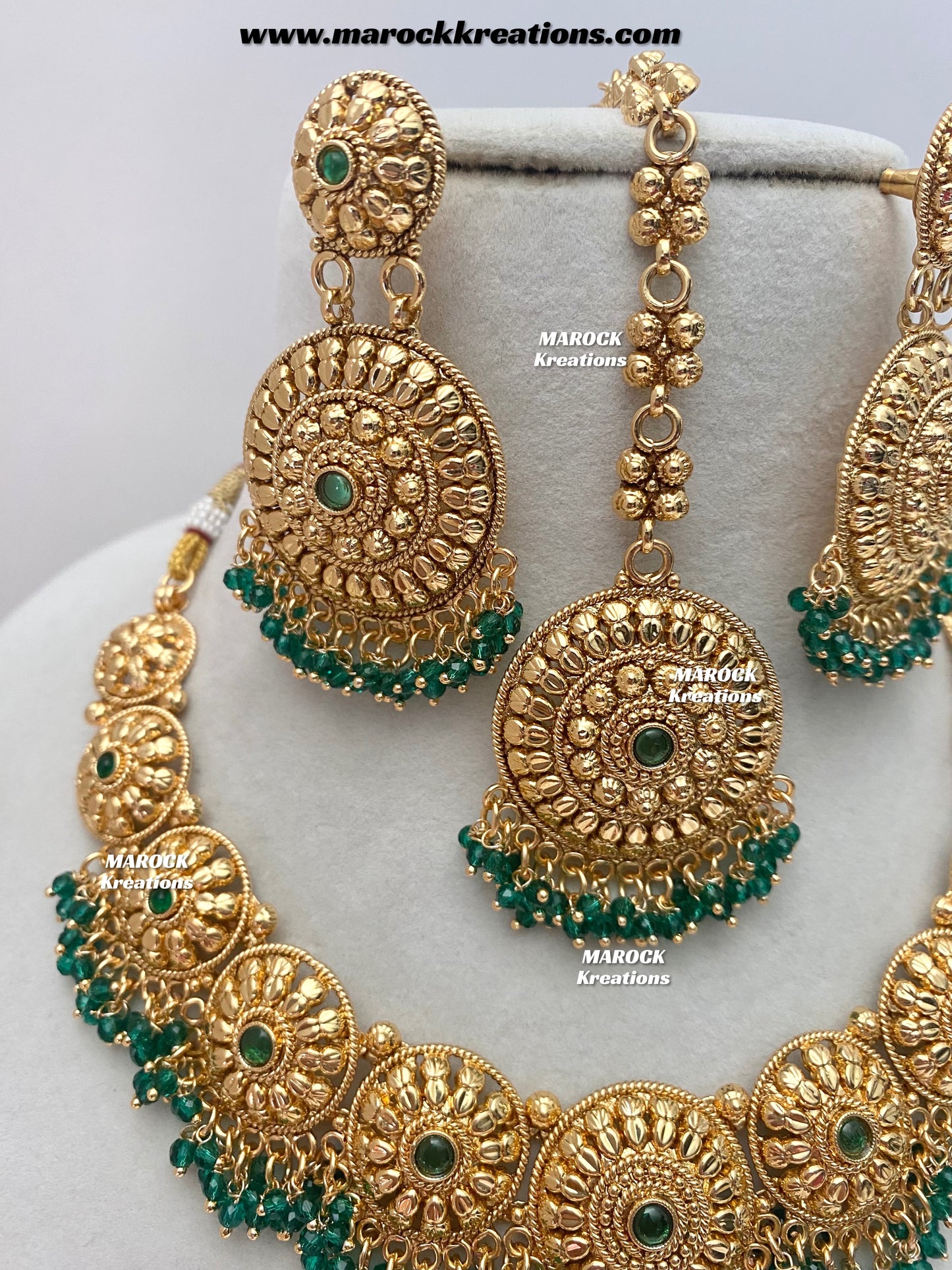 Roxana Premium Quality Gold Plated necklace set