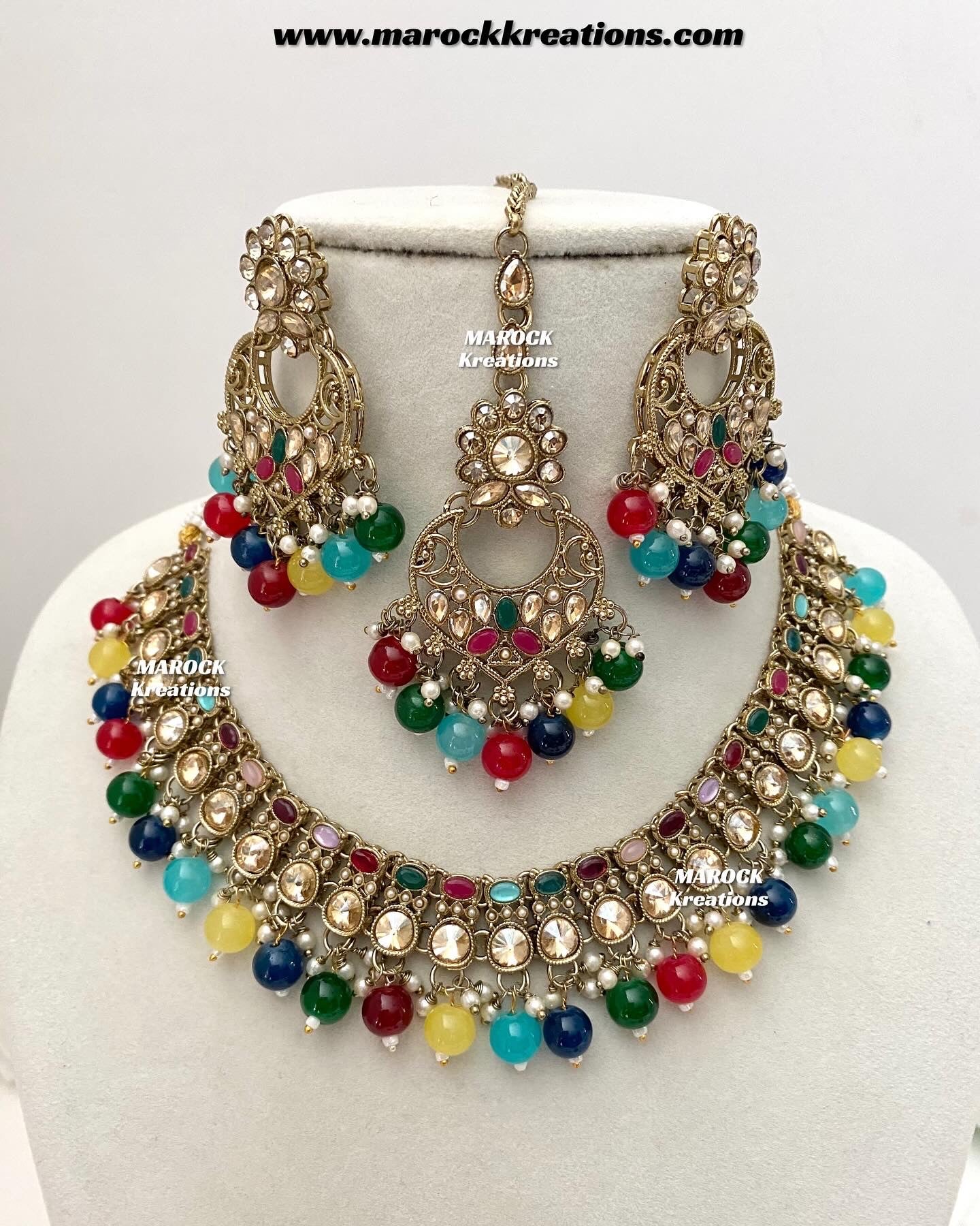 Shefa Polki Necklace set