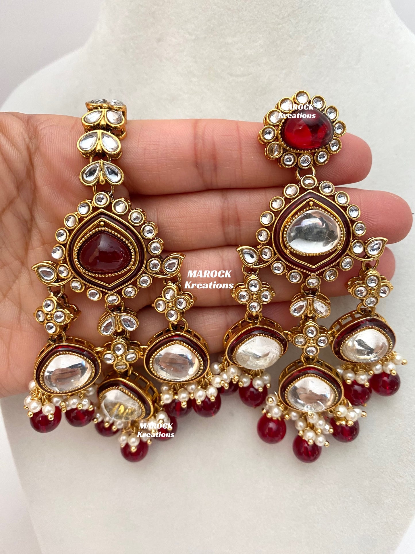 Connie Premium Quality Statement Kundan Necklace/Bridal set
